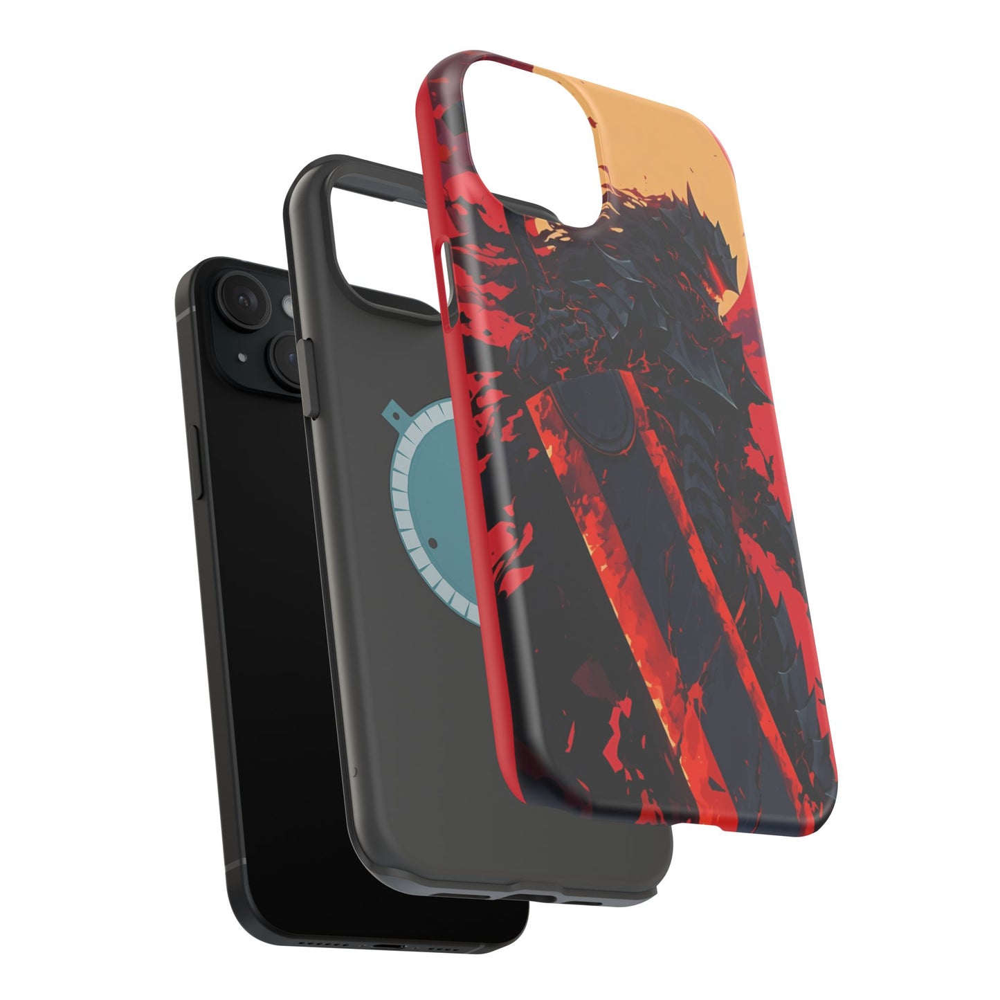 Berserk Guts MagSafe Heavy Duty Phone Case | Anime Magnetic Tough Cover – #104
