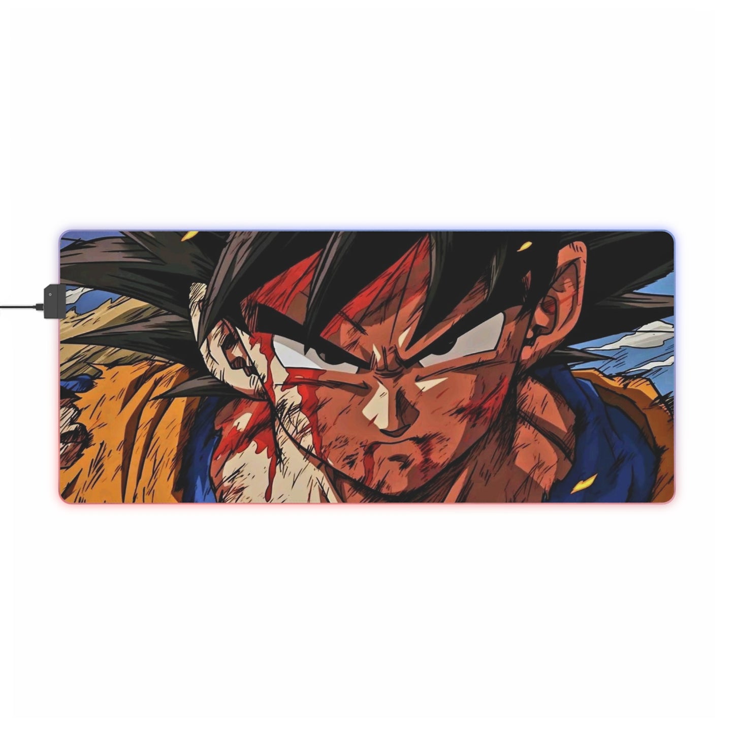 Goku  Dragon ball z Anime LED Gaming Mouse Pad - #107