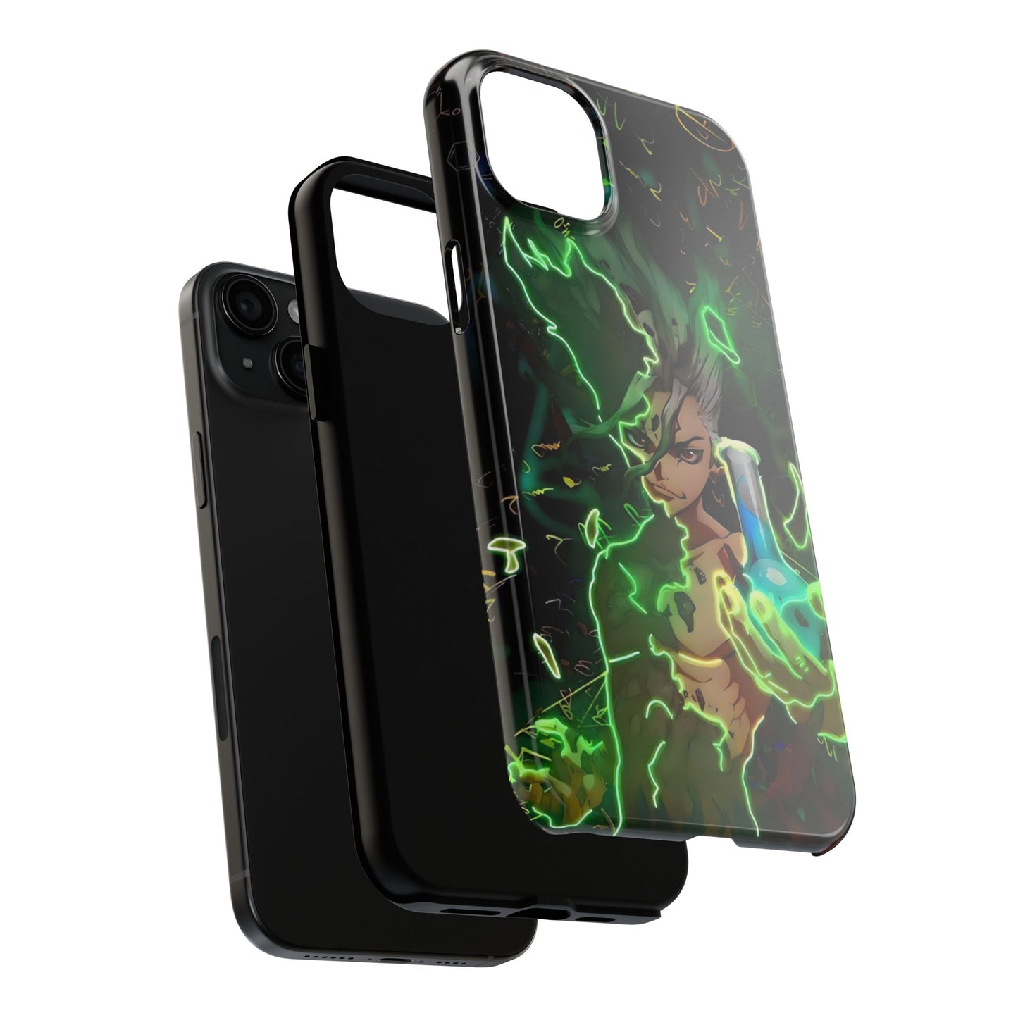 Dr. Stone Senku Tough Phone Case | Anime Heavy Duty Protective Cover – #104