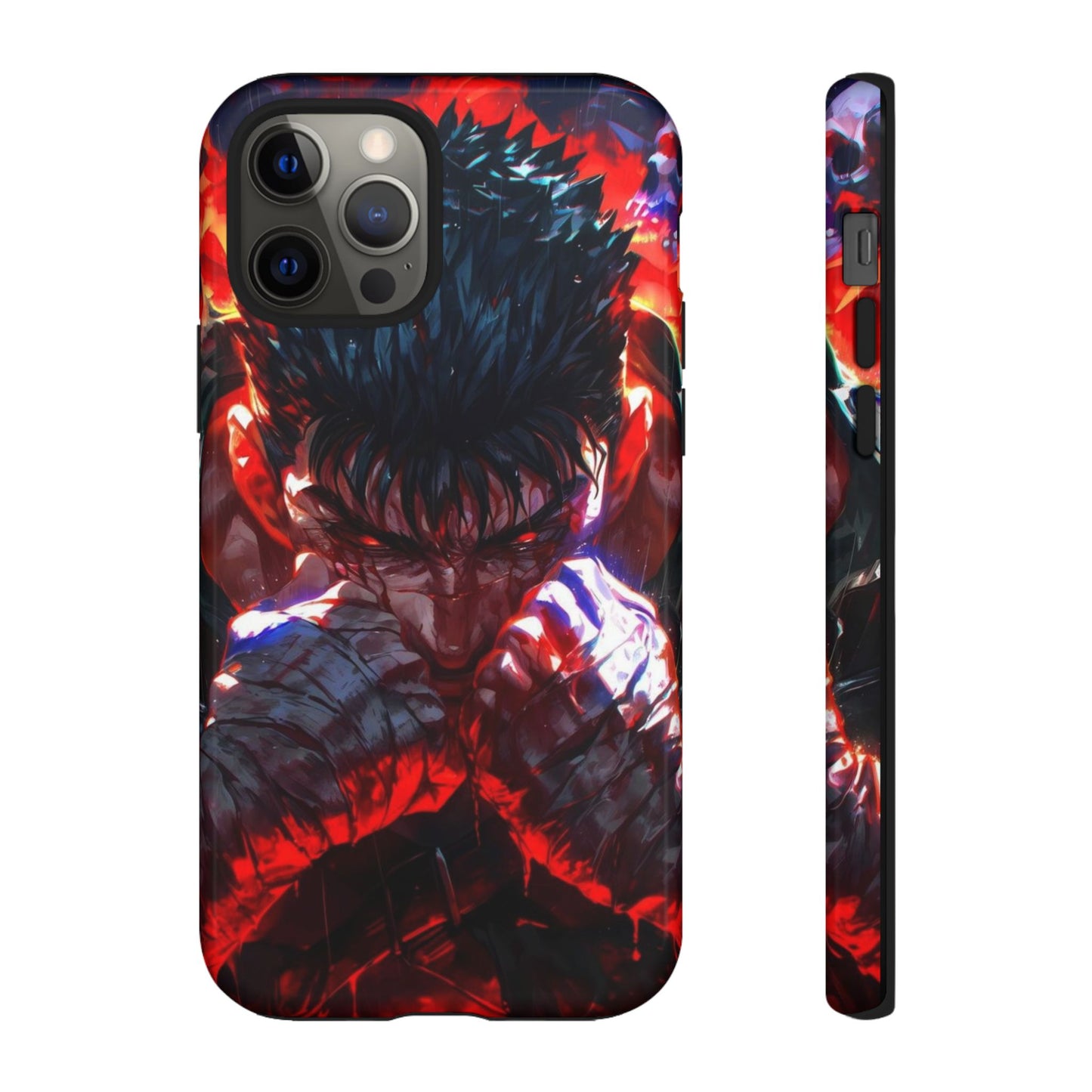 Berserk Guts Heavy Duty Phone Case | Anime Shockproof Protective Cover – #104