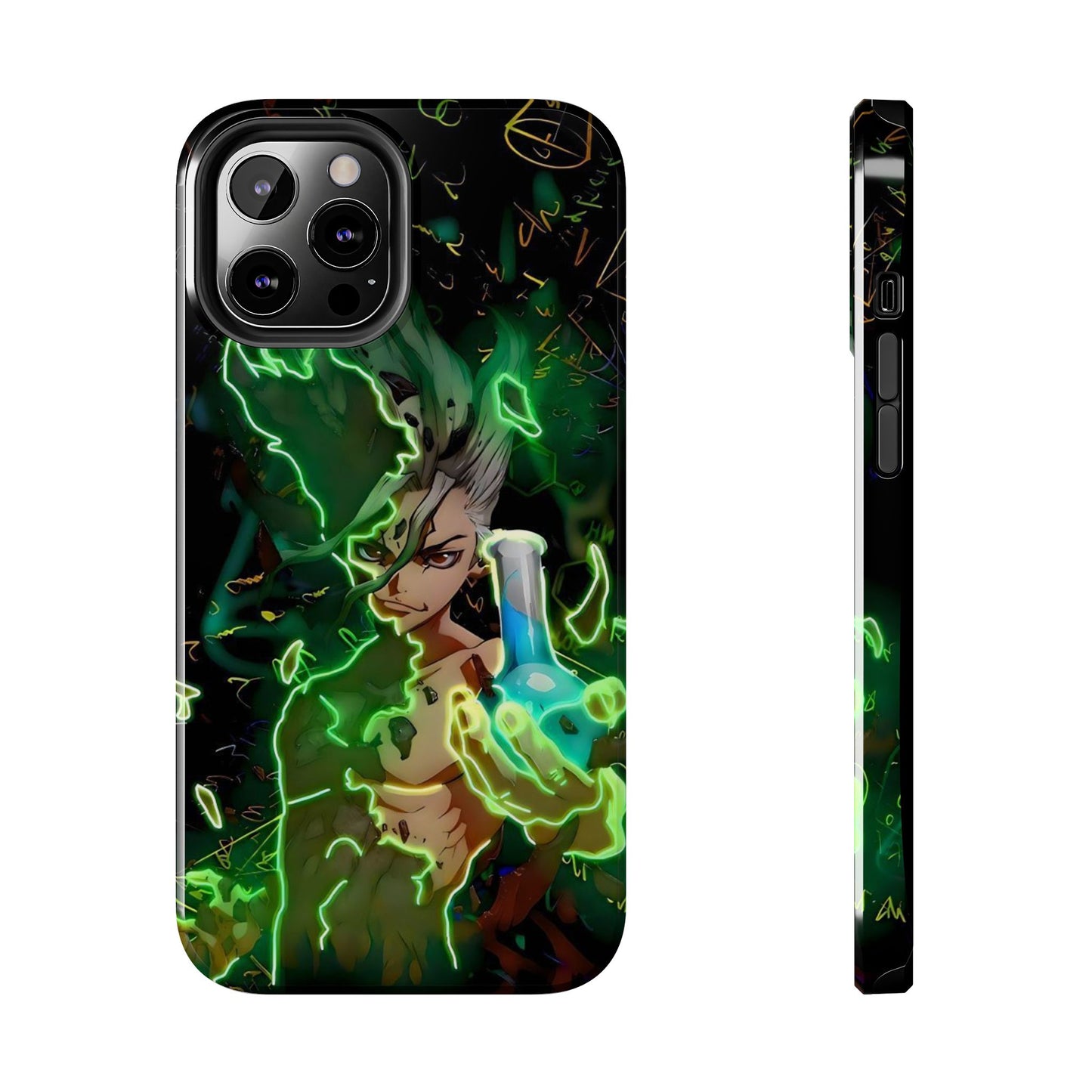 Dr. Stone Senku Tough Phone Case | Anime Heavy Duty Protective Cover – #104