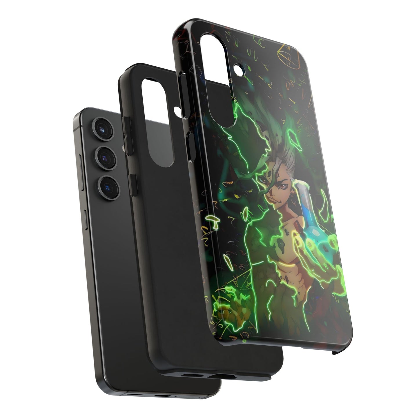 Dr. Stone Senku Tough Phone Case | Anime Heavy Duty Protective Cover – #104