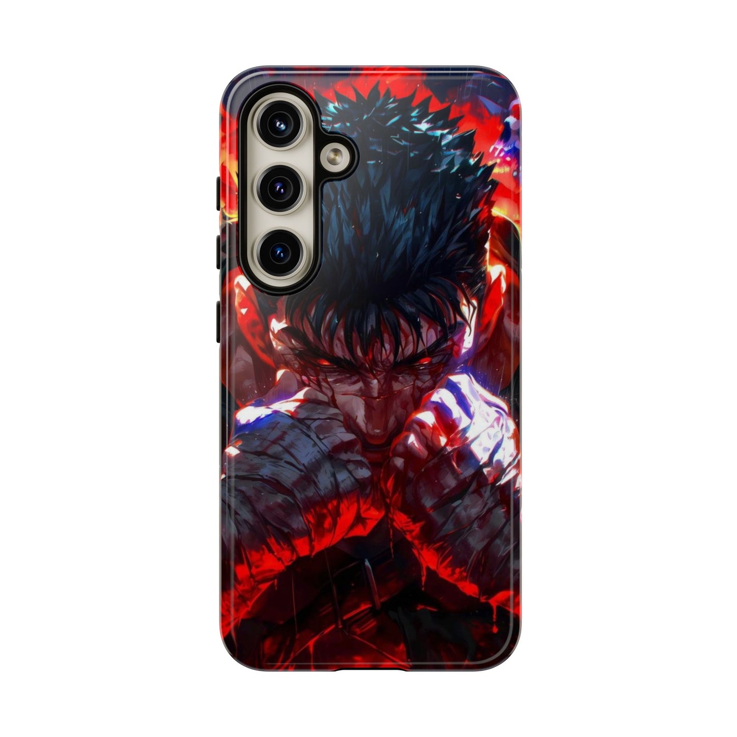Berserk Guts Heavy Duty Phone Case | Anime Shockproof Protective Cover – #104