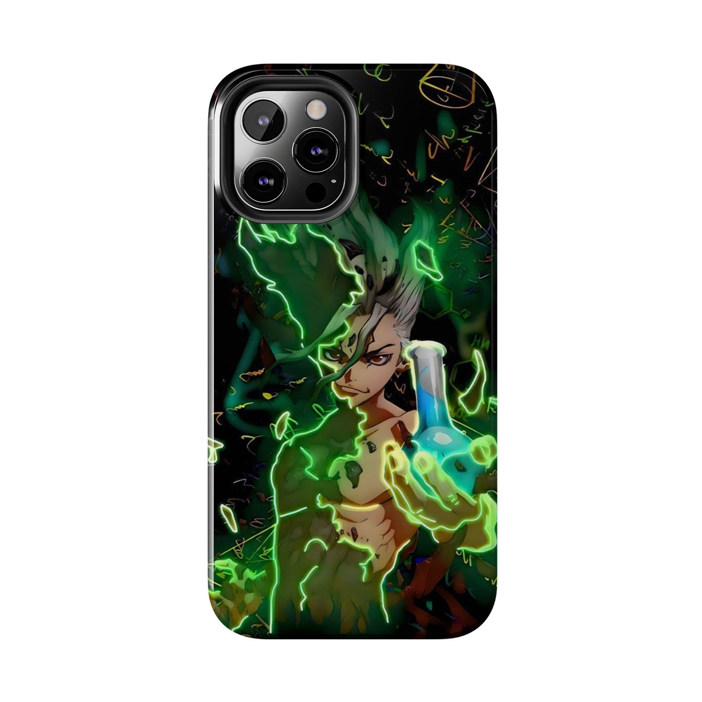 Dr. Stone Senku Tough Phone Case | Anime Heavy Duty Protective Cover – #104