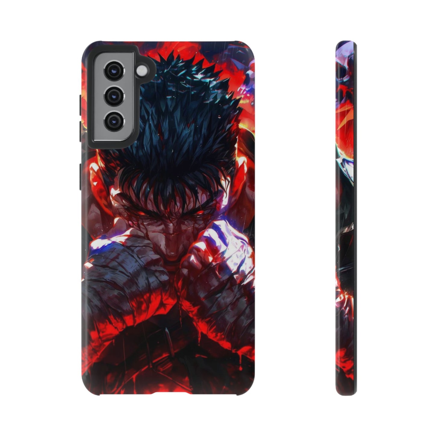 Berserk Guts Heavy Duty Phone Case | Anime Shockproof Protective Cover – #104