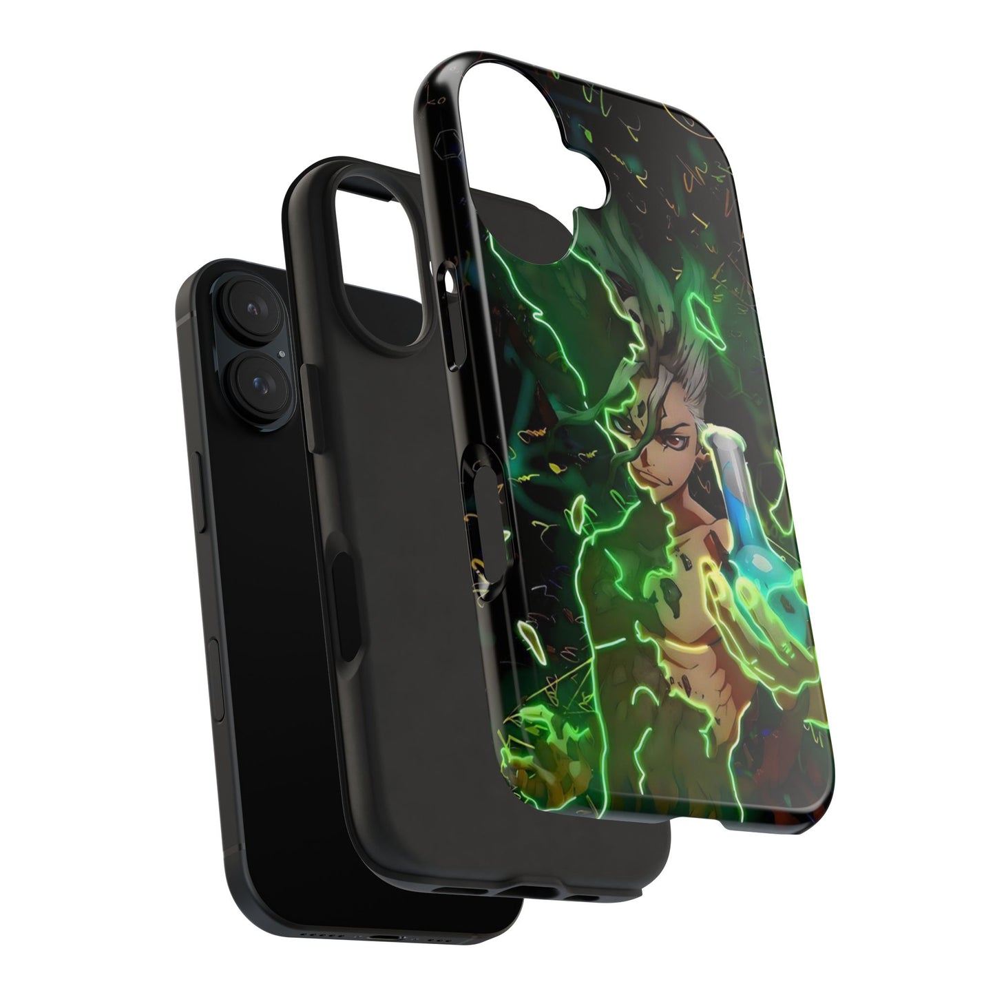 Dr. Stone Senku Tough Phone Case | Anime Heavy Duty Protective Cover – #104