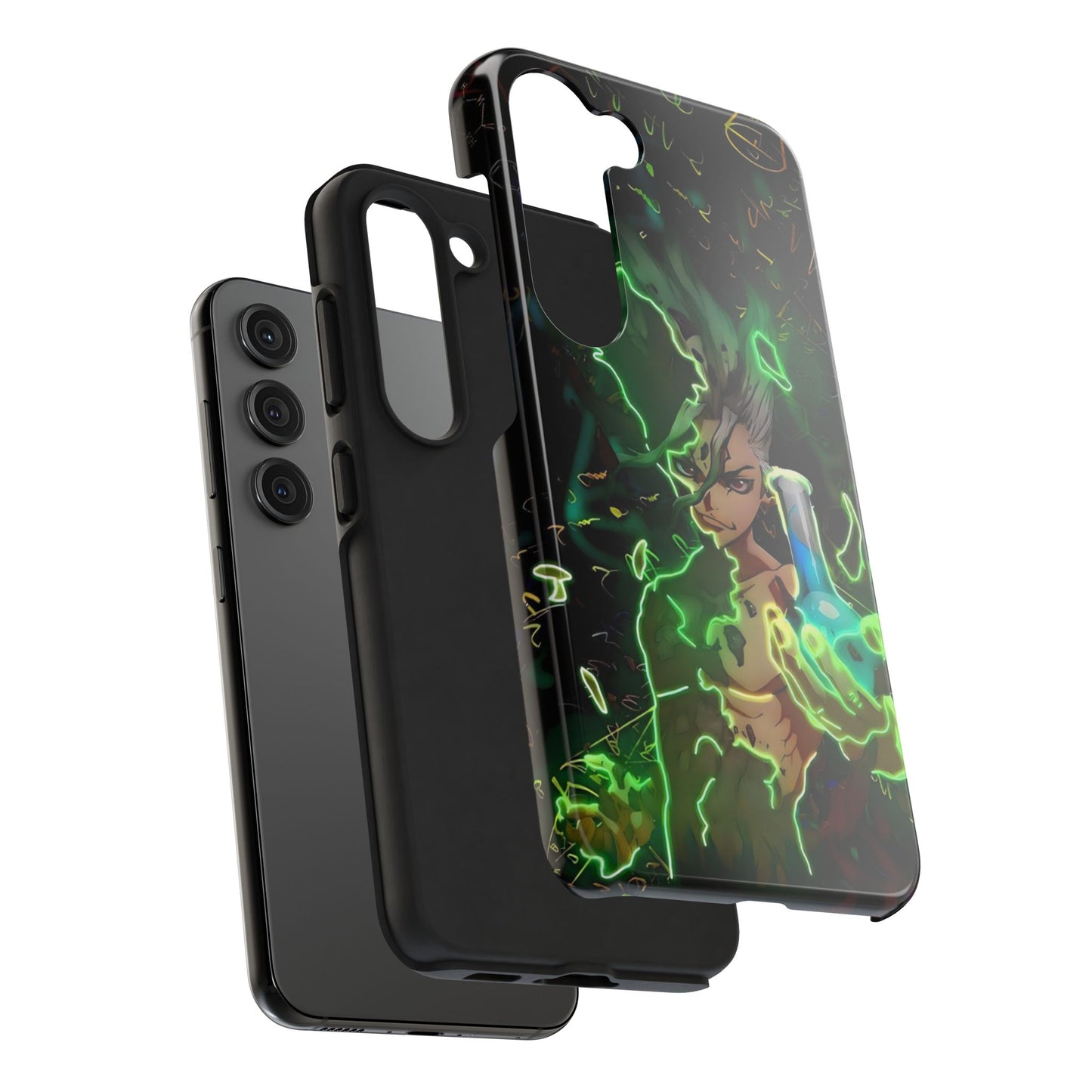 Dr. Stone Senku Tough Phone Case | Anime Heavy Duty Protective Cover – #104