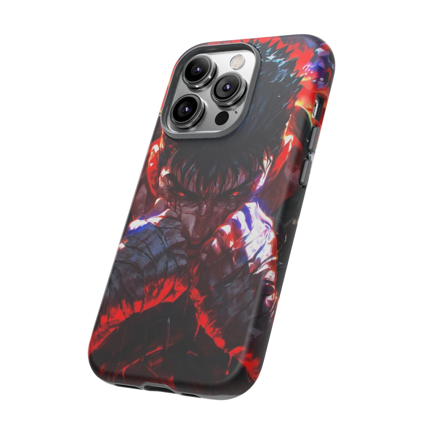 Berserk Guts Heavy Duty Phone Case | Anime Shockproof Protective Cover – #104