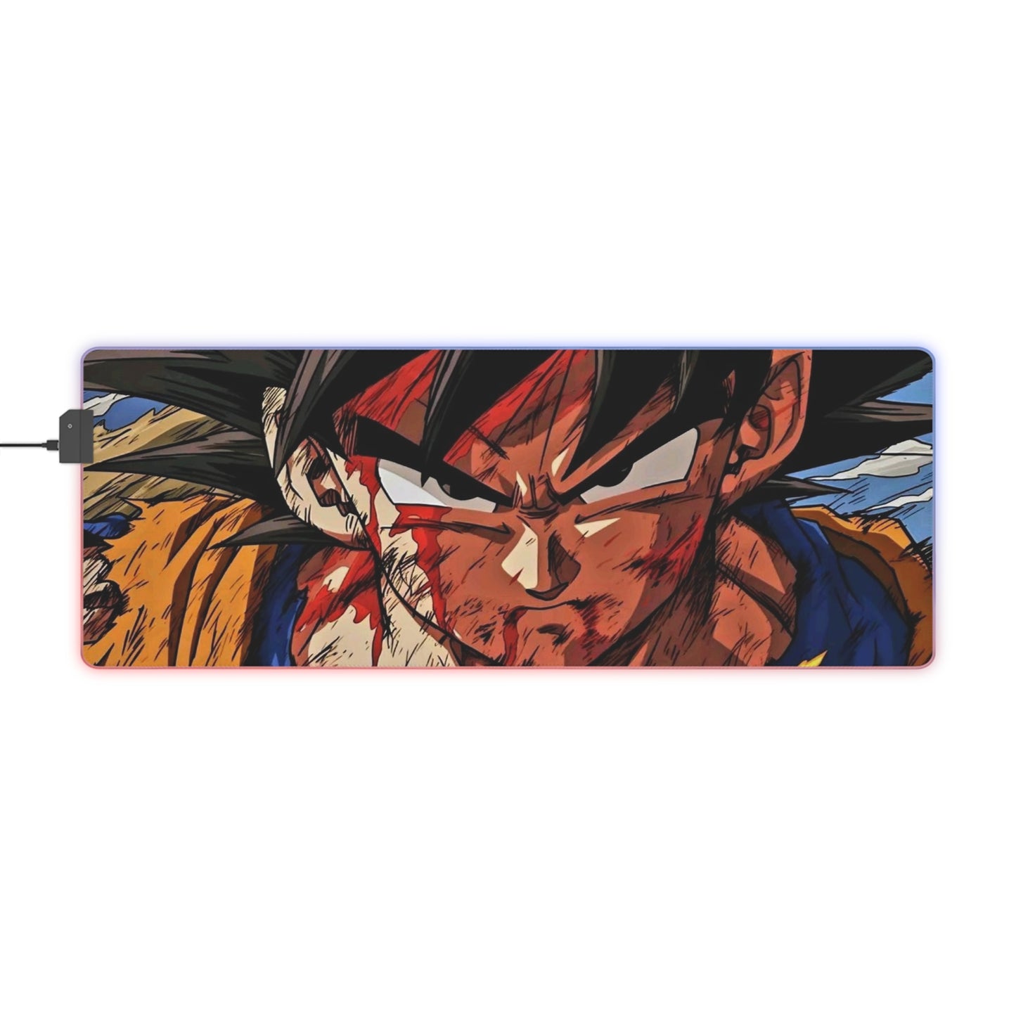 Goku  Dragon ball z Anime LED Gaming Mouse Pad - #107