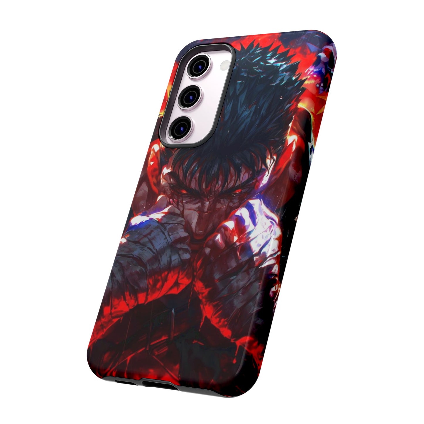 Berserk Guts Heavy Duty Phone Case | Anime Shockproof Protective Cover – #104