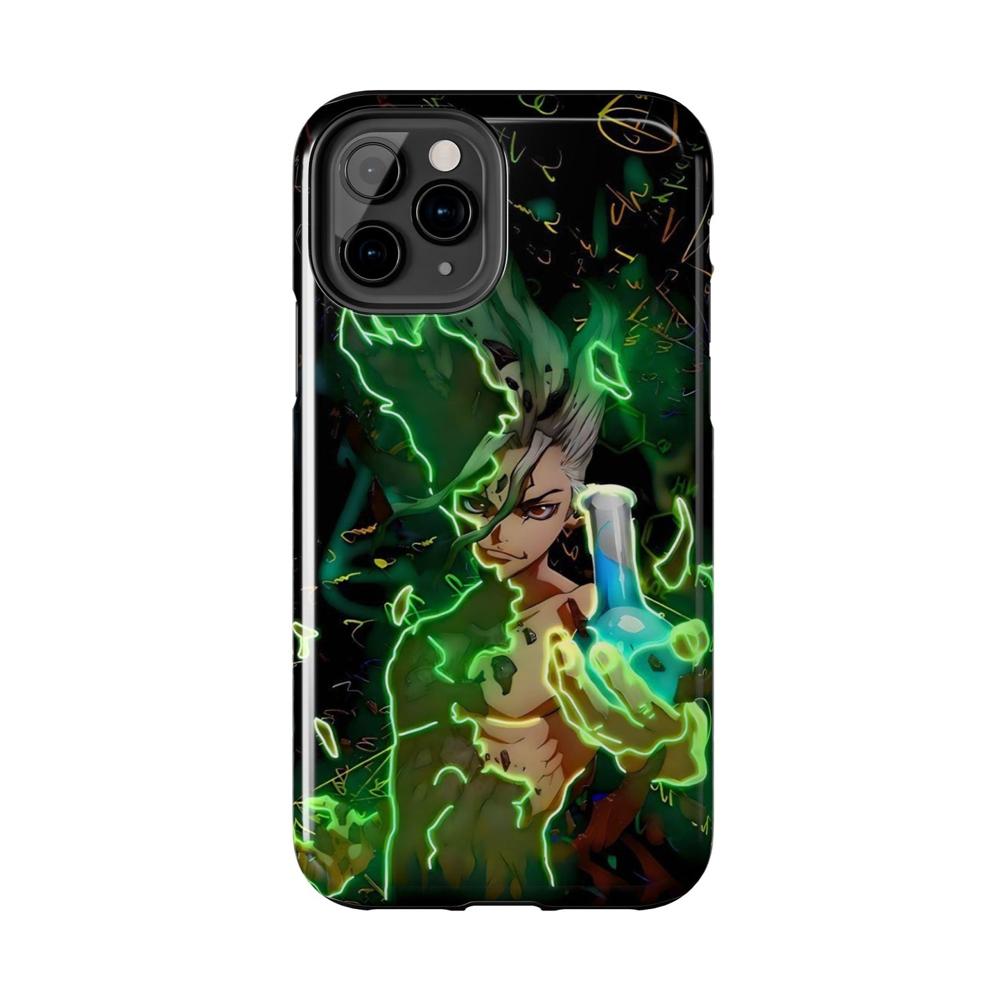 Dr. Stone Senku Tough Phone Case | Anime Heavy Duty Protective Cover – #104