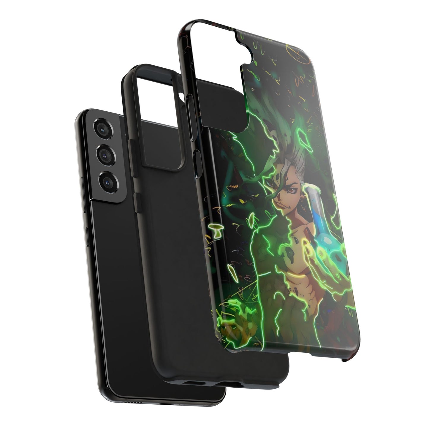 Dr. Stone Senku Tough Phone Case | Anime Heavy Duty Protective Cover – #104