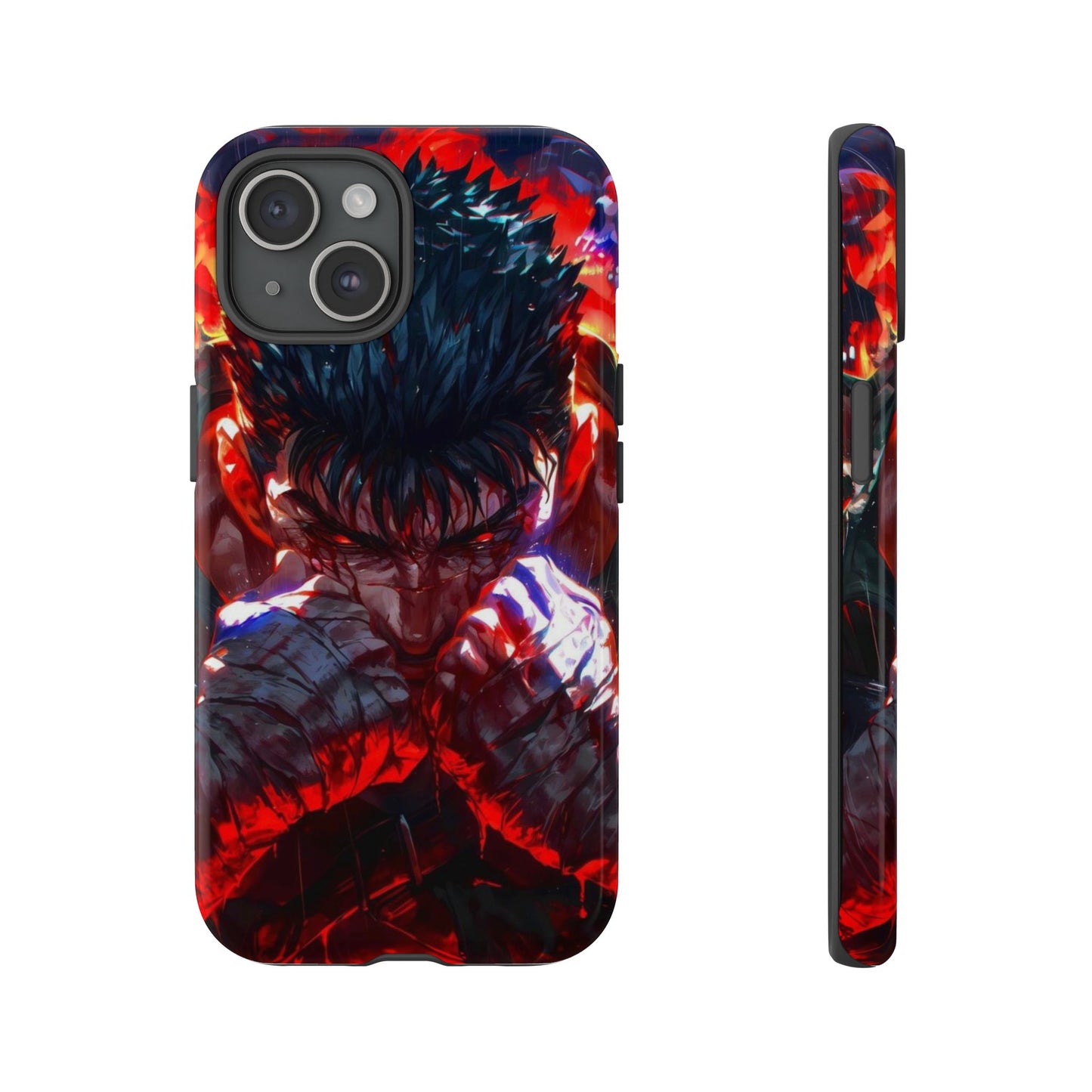 Berserk Guts Heavy Duty Phone Case | Anime Shockproof Protective Cover – #104