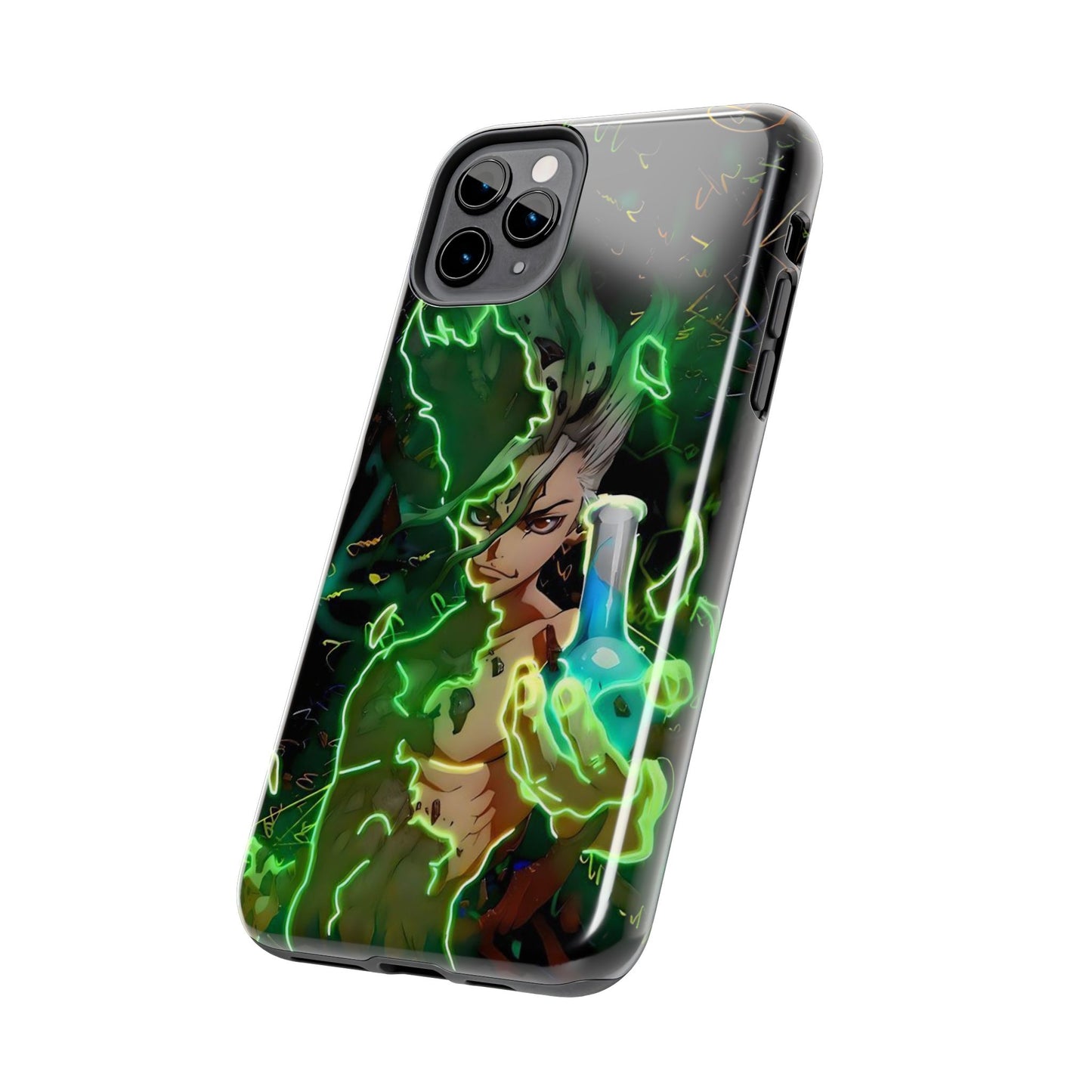 Dr. Stone Senku Tough Phone Case | Anime Heavy Duty Protective Cover – #104