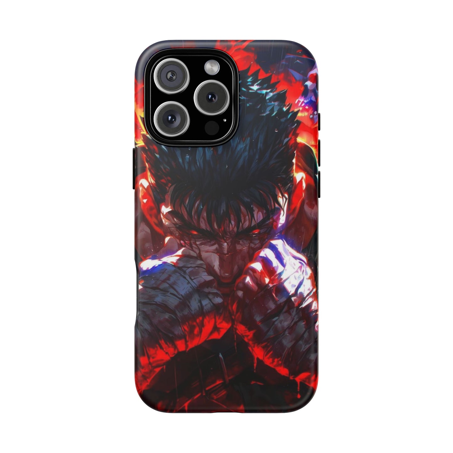 Berserk Guts Heavy Duty Phone Case | Anime Shockproof Protective Cover – #104