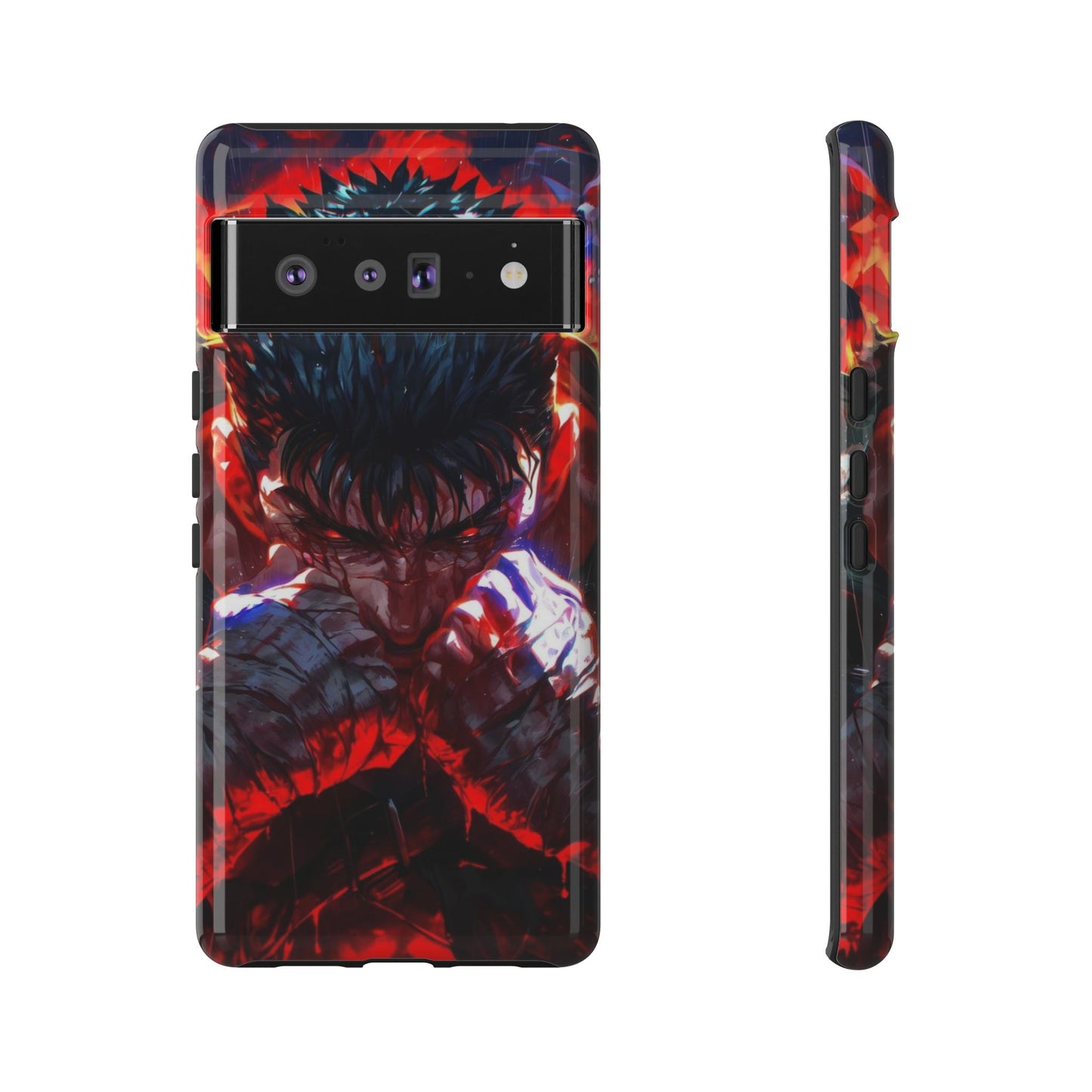 Berserk Guts Heavy Duty Phone Case | Anime Shockproof Protective Cover – #104