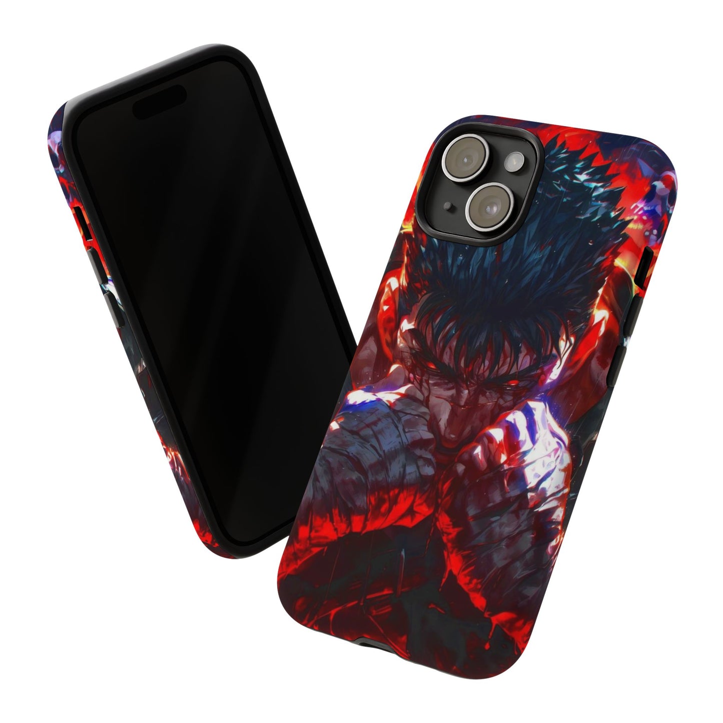 Berserk Guts Heavy Duty Phone Case | Anime Shockproof Protective Cover – #104