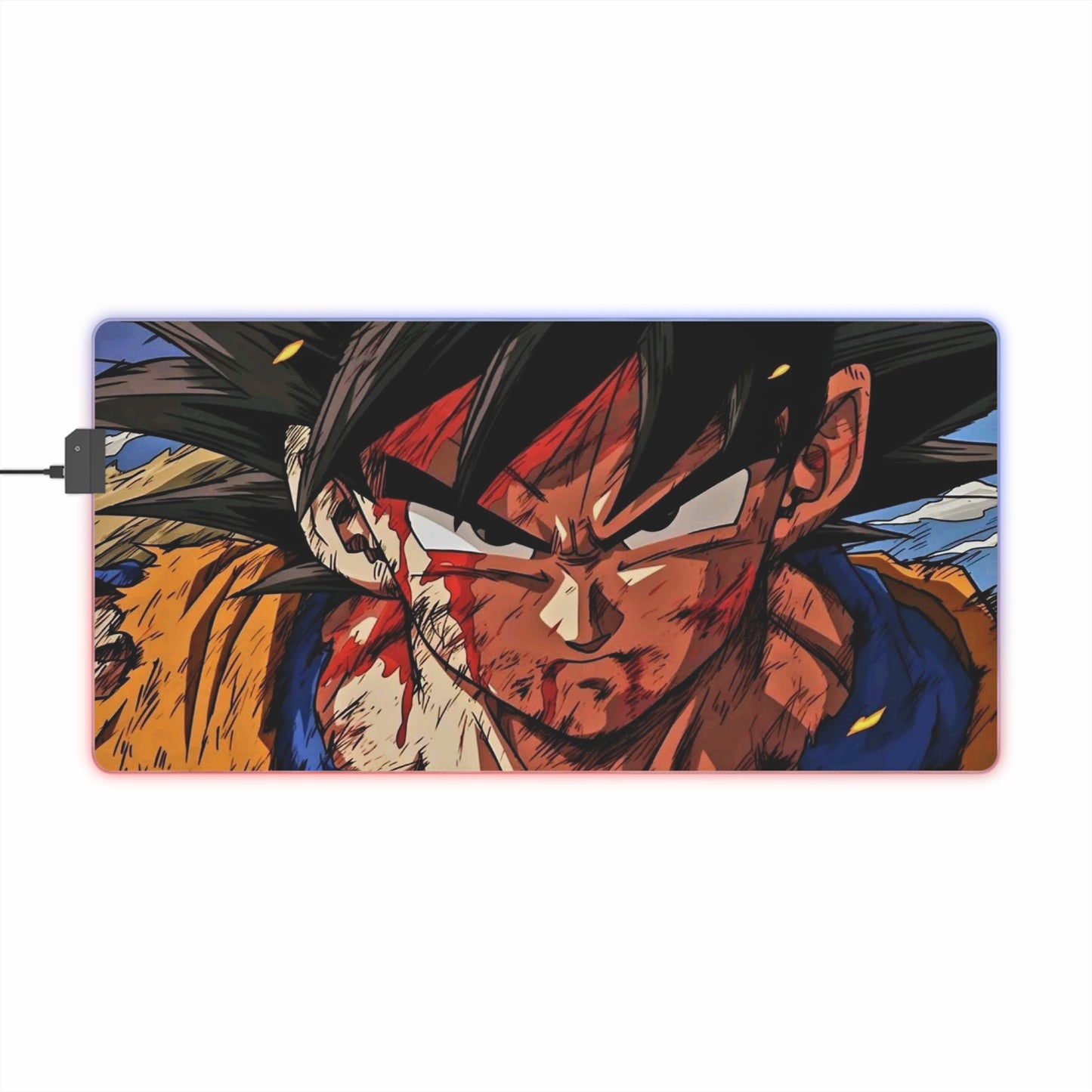 Goku  Dragon ball z Anime LED Gaming Mouse Pad - #107