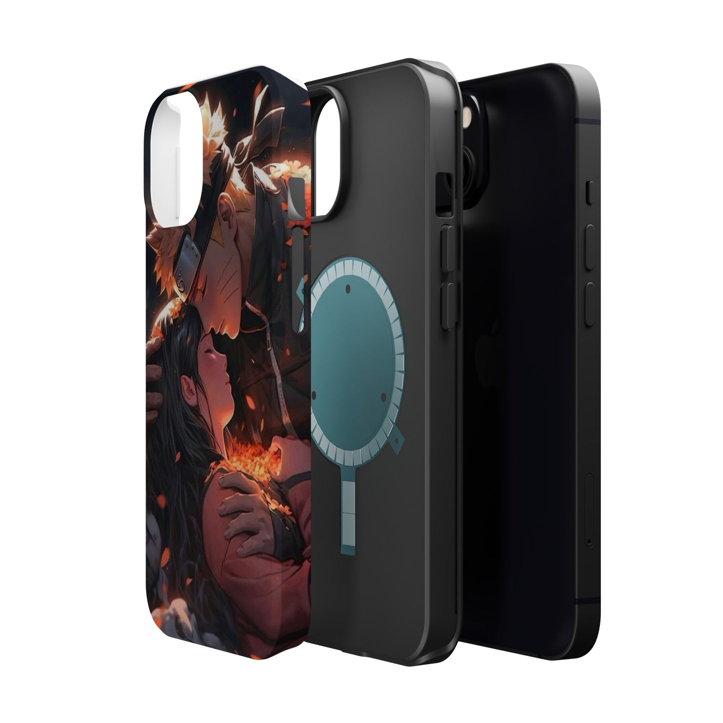 Naruto x Hinata MagSafe Heavy Duty Phone Case | Anime Magnetic Tough Cover – #104