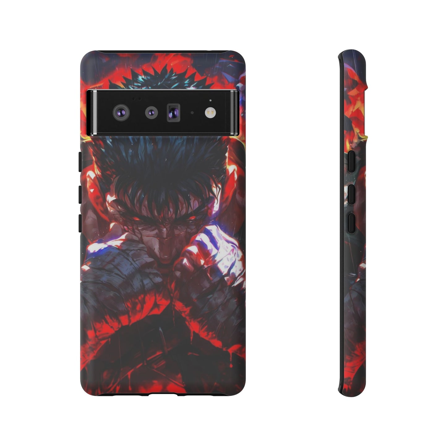 Berserk Guts Heavy Duty Phone Case | Anime Shockproof Protective Cover – #104