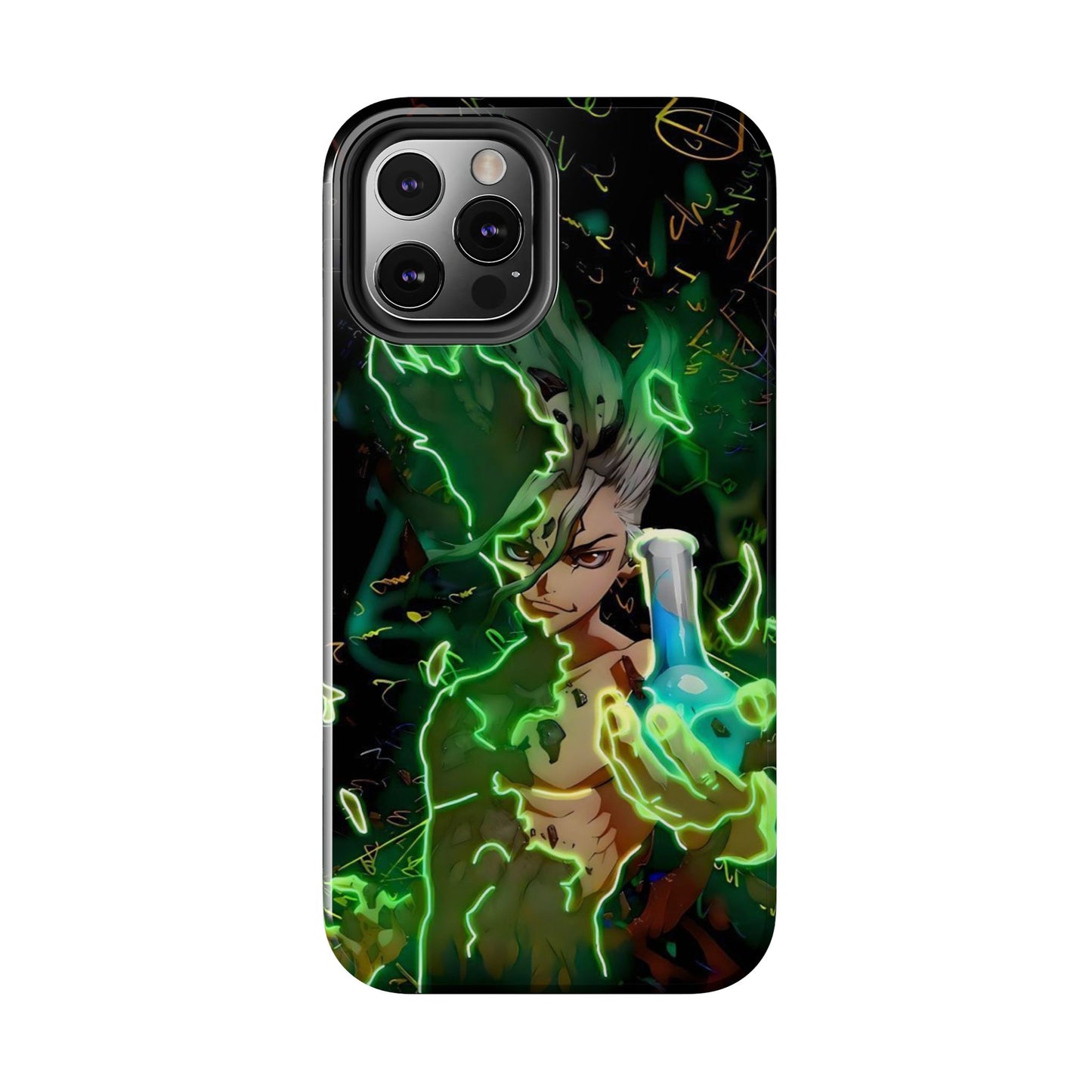 Dr. Stone Senku Tough Phone Case | Anime Heavy Duty Protective Cover – #104
