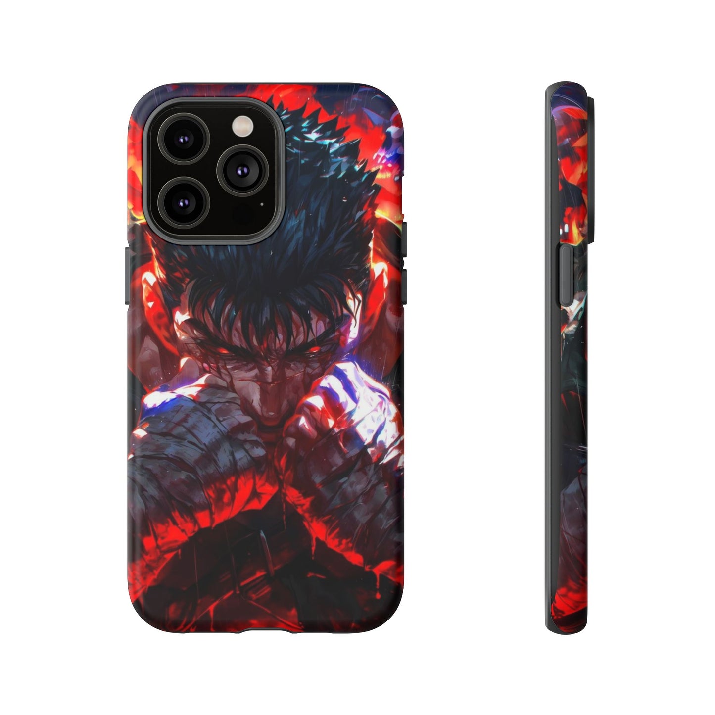 Berserk Guts Heavy Duty Phone Case | Anime Shockproof Protective Cover – #104
