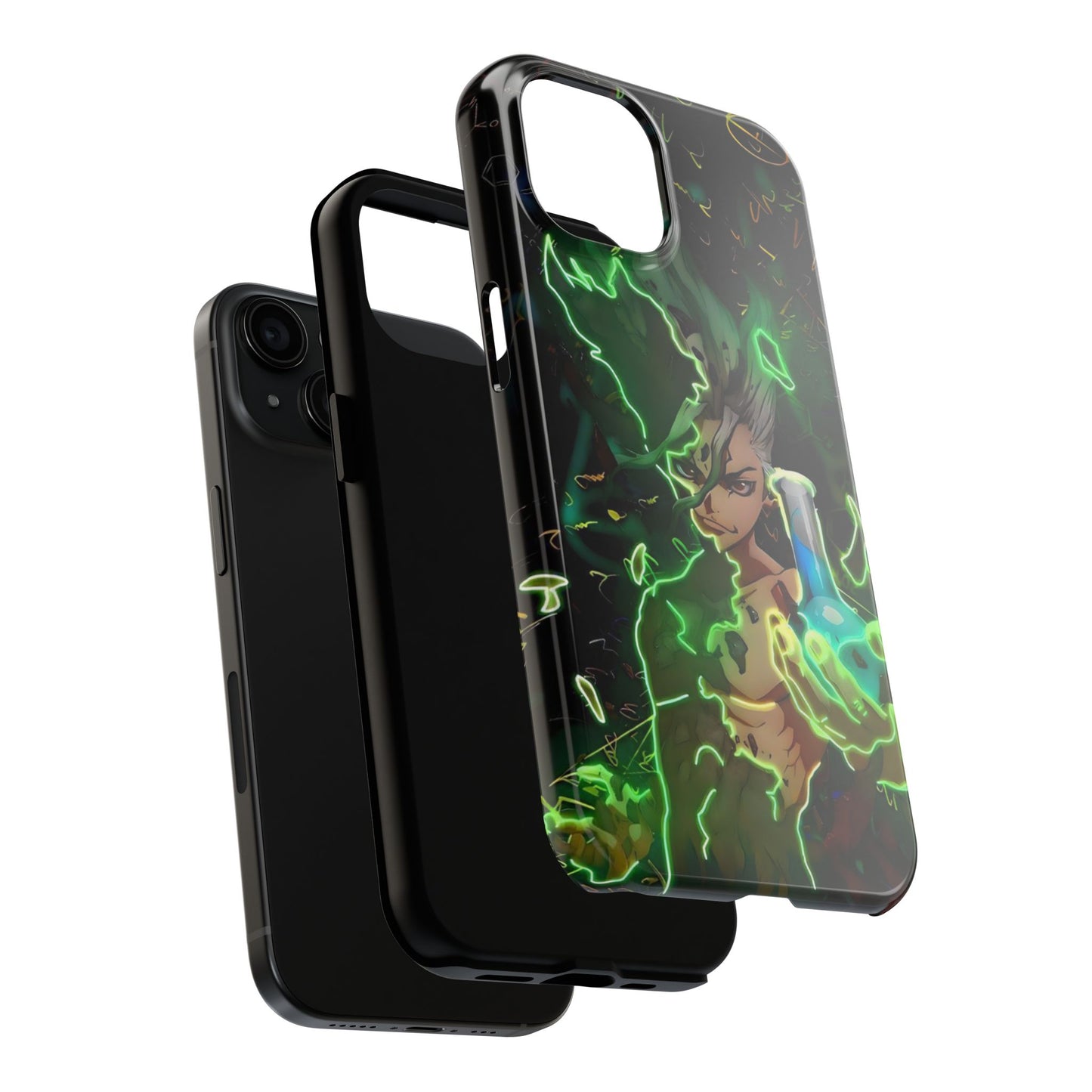 Dr. Stone Senku Tough Phone Case | Anime Heavy Duty Protective Cover – #104