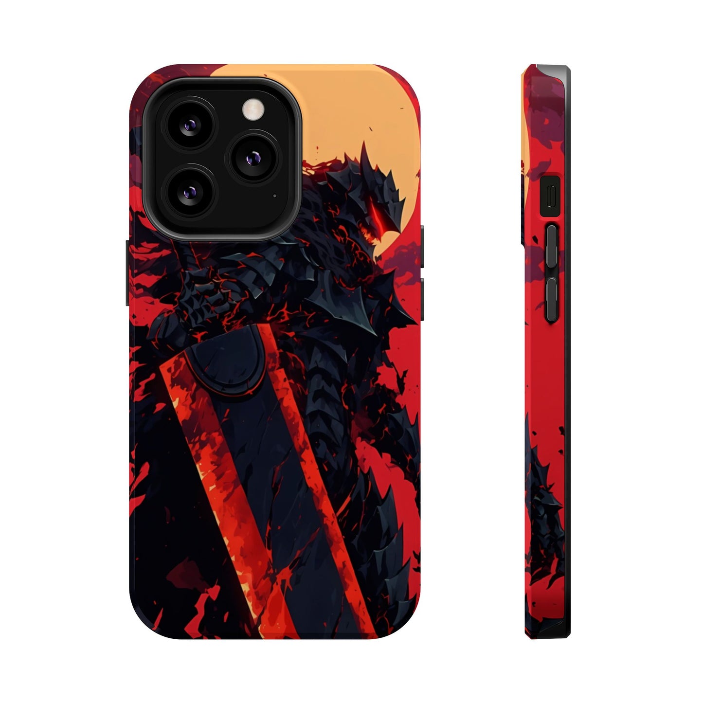 Berserk Guts MagSafe Heavy Duty Phone Case | Anime Magnetic Tough Cover – #104