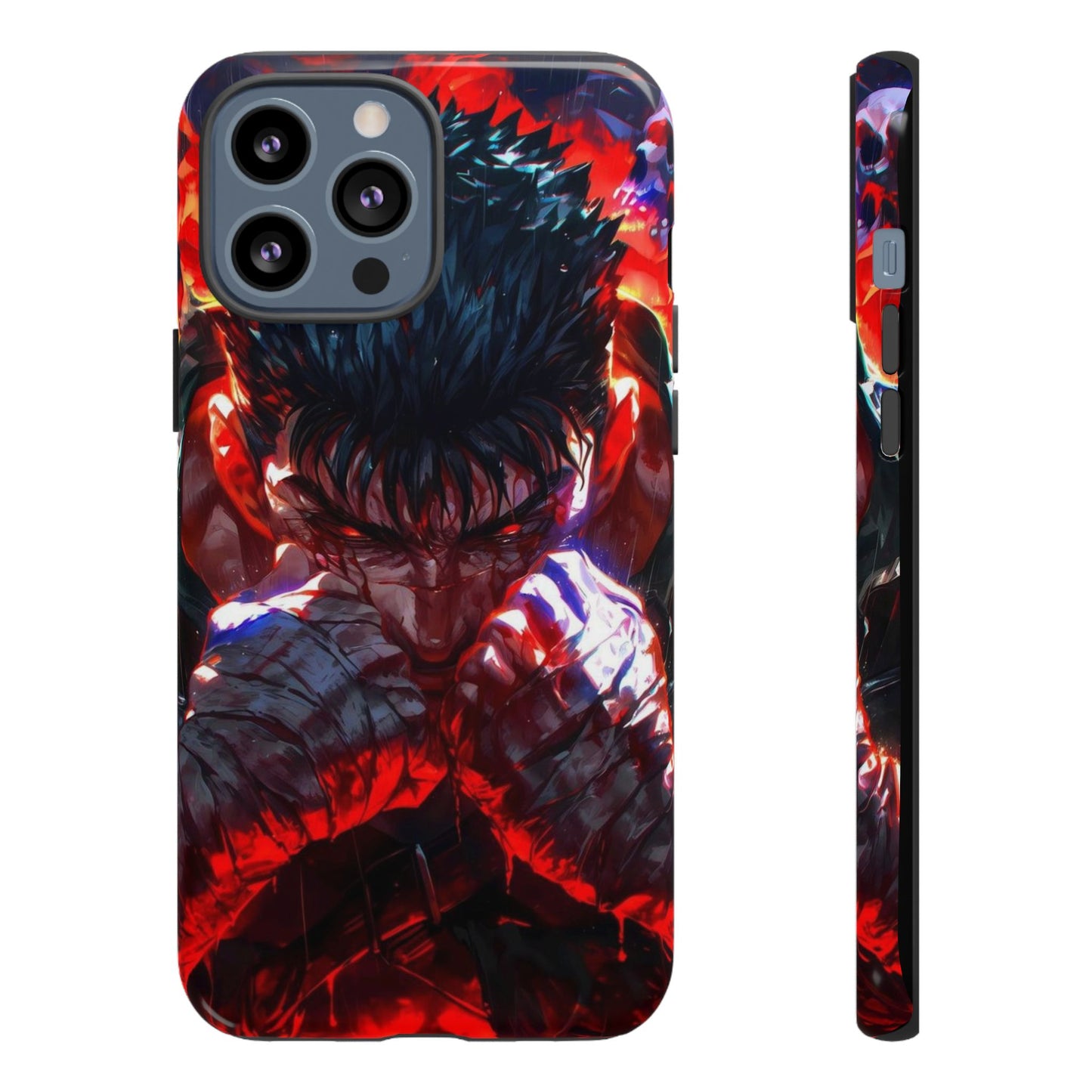 Berserk Guts Heavy Duty Phone Case | Anime Shockproof Protective Cover – #104