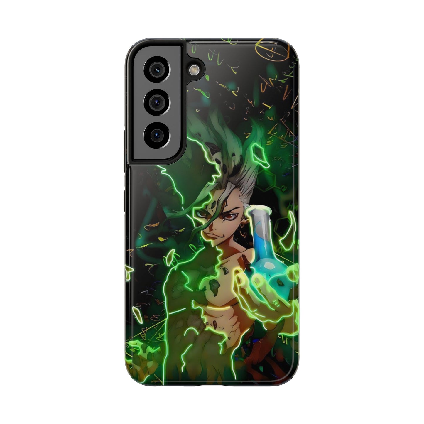 Dr. Stone Senku Tough Phone Case | Anime Heavy Duty Protective Cover – #104