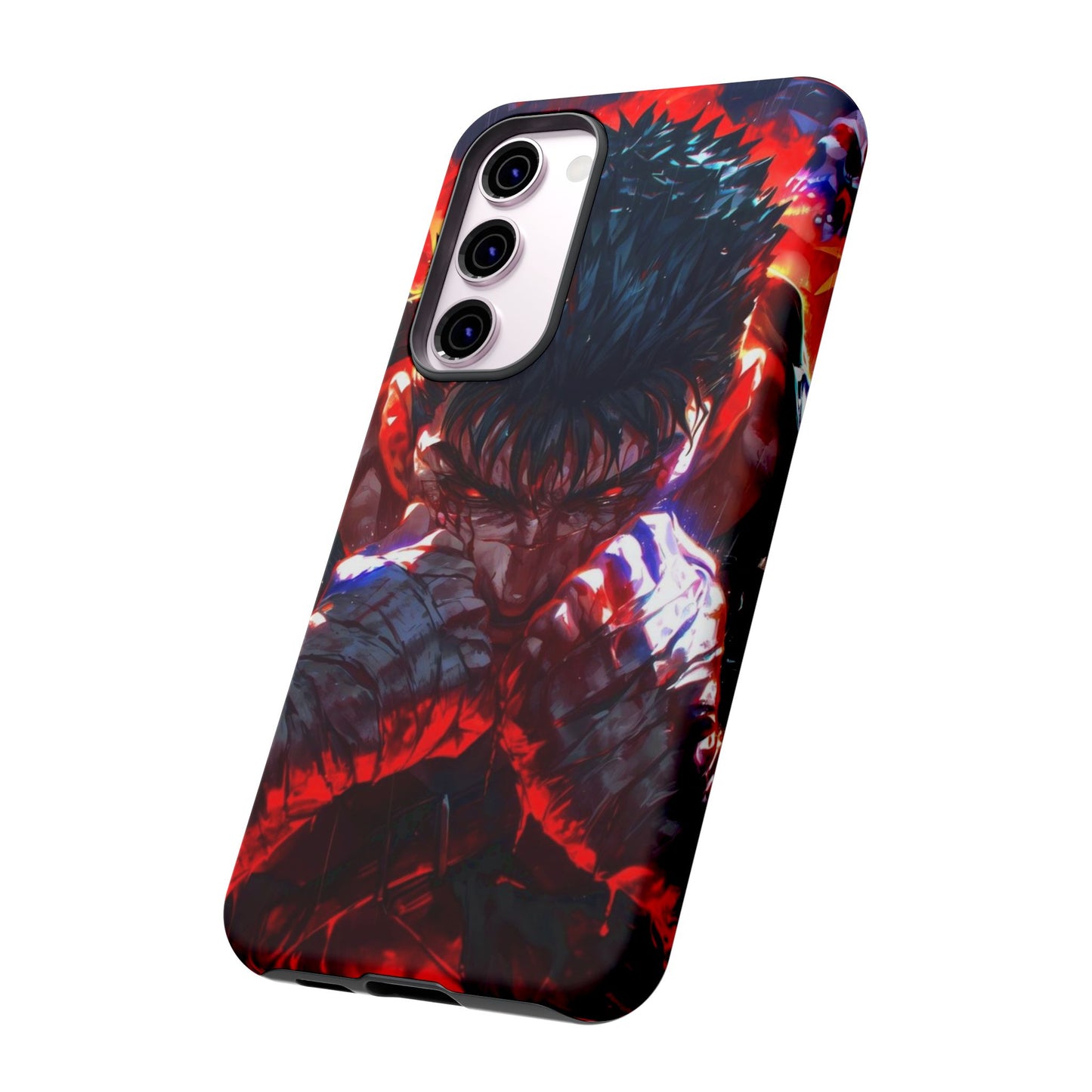 Berserk Guts Heavy Duty Phone Case | Anime Shockproof Protective Cover – #104