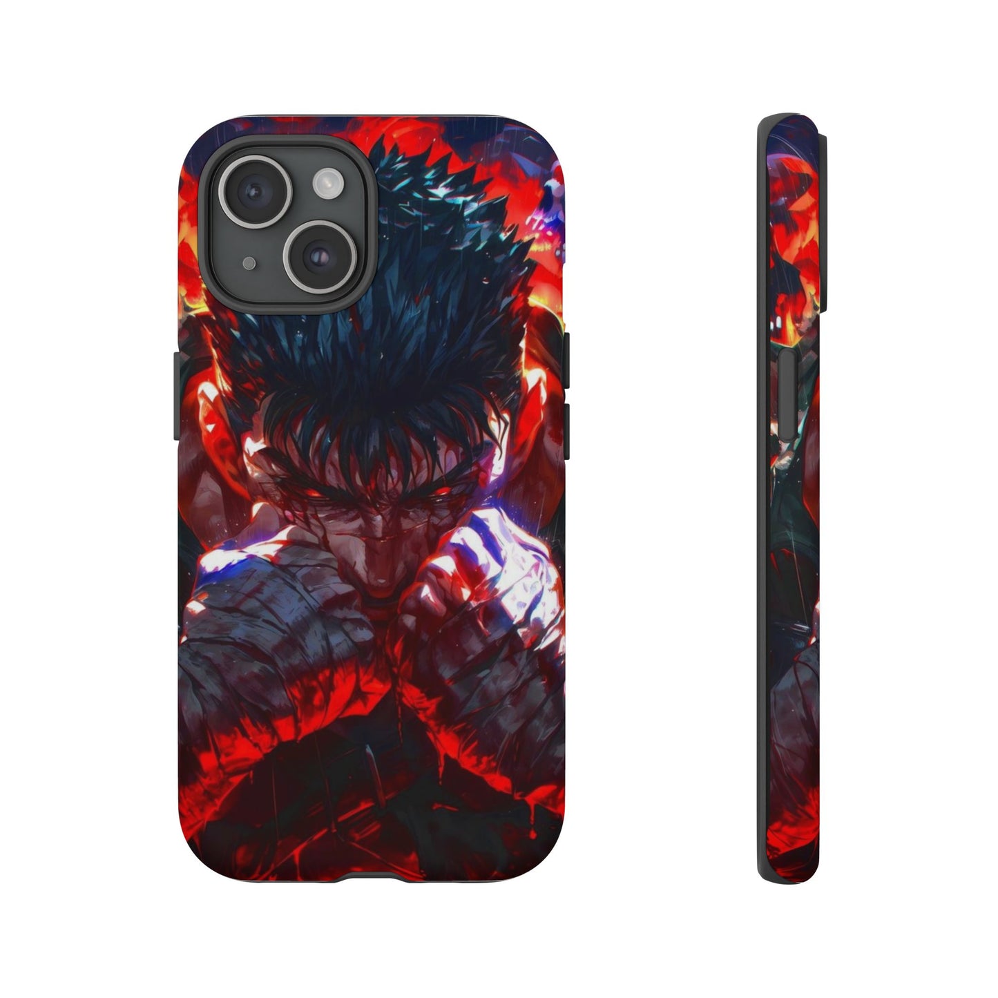 Berserk Guts Heavy Duty Phone Case | Anime Shockproof Protective Cover – #104