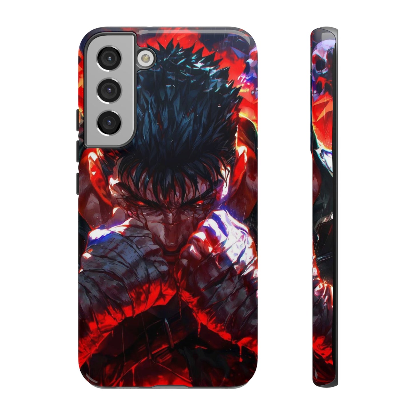Berserk Guts Heavy Duty Phone Case | Anime Shockproof Protective Cover – #104