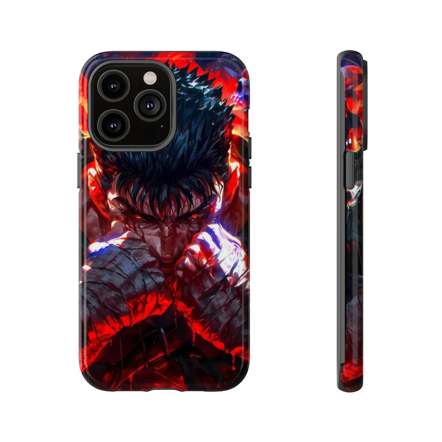 Berserk Guts Heavy Duty Phone Case | Anime Shockproof Protective Cover – #104
