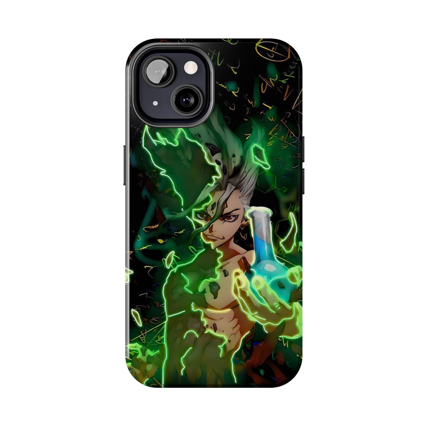 Dr. Stone Senku Tough Phone Case | Anime Heavy Duty Protective Cover – #104