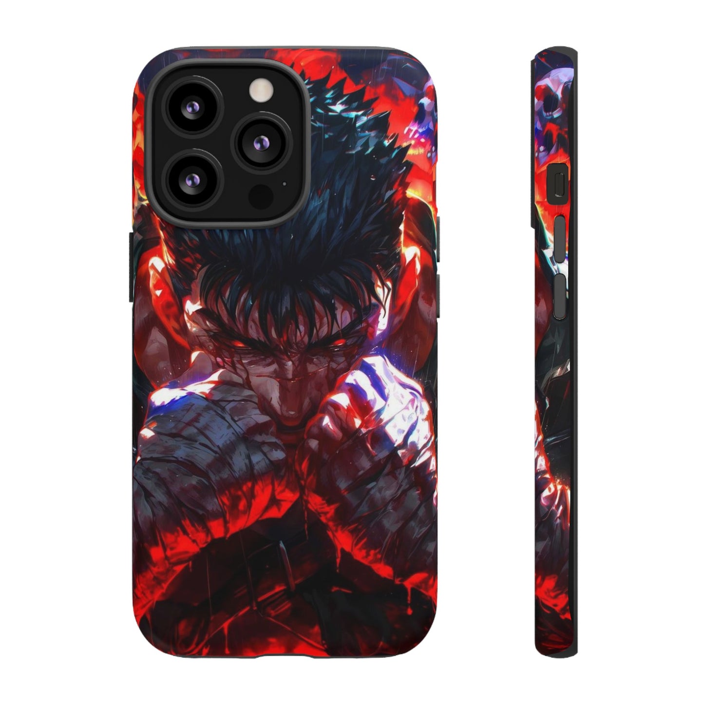 Berserk Guts Heavy Duty Phone Case | Anime Shockproof Protective Cover – #104