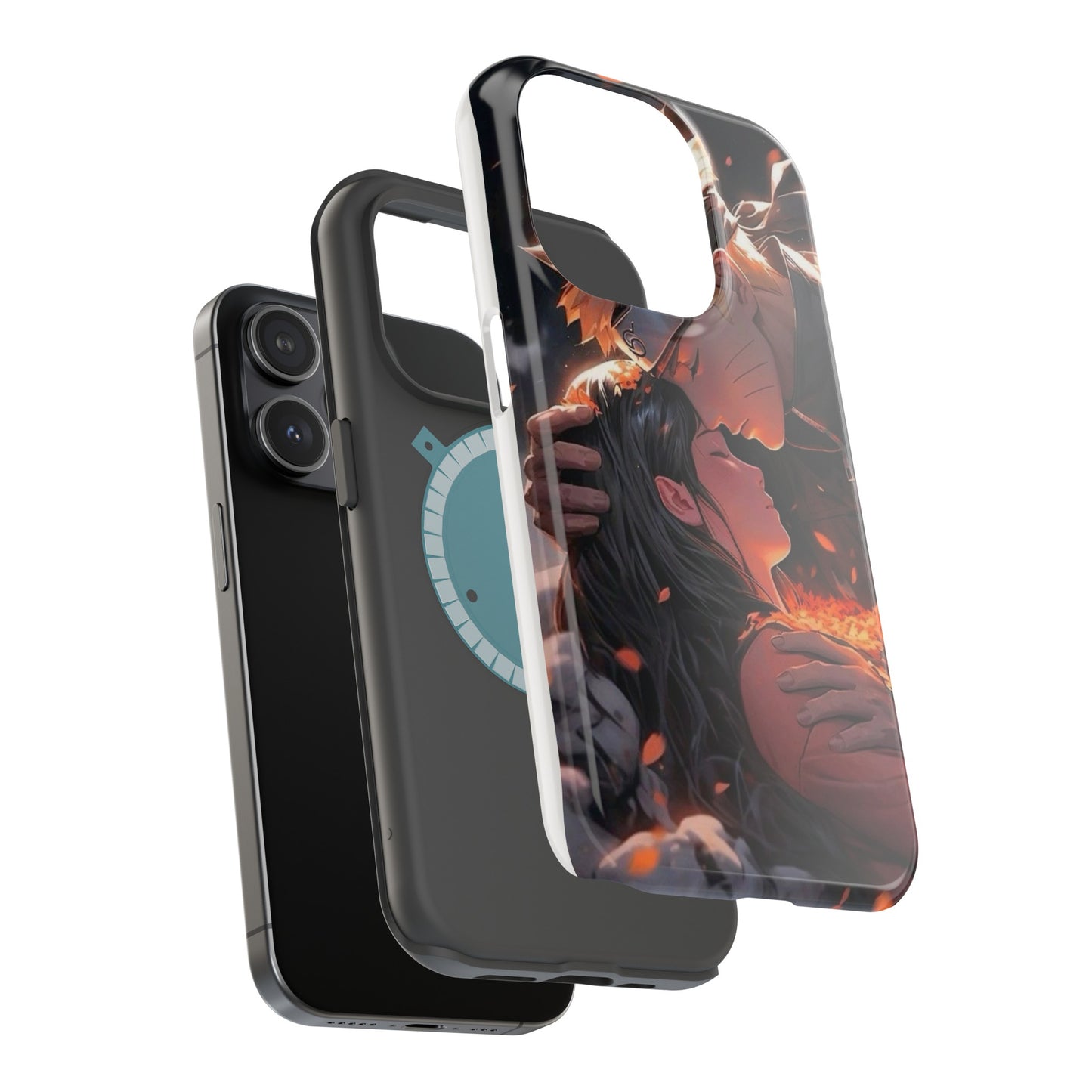 Naruto x Hinata MagSafe Heavy Duty Phone Case | Anime Magnetic Tough Cover – #104
