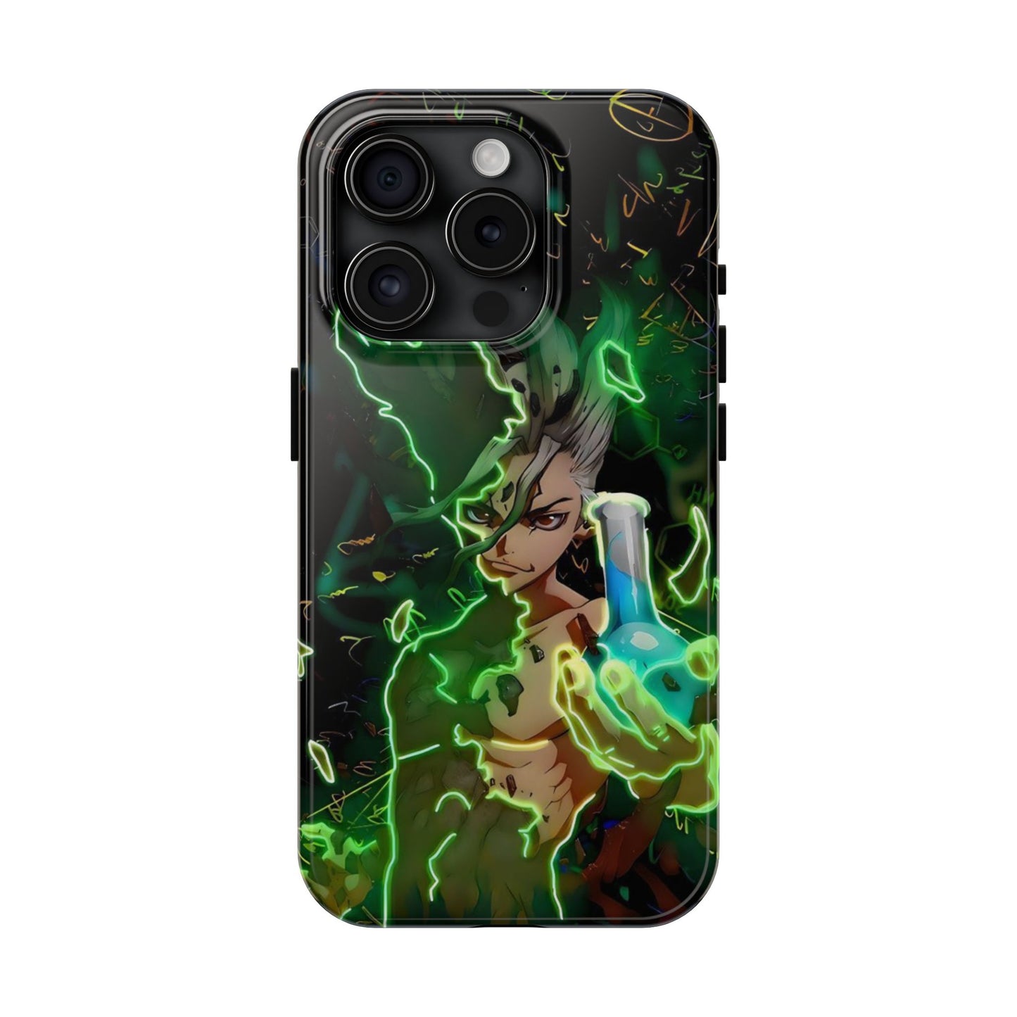 Dr. Stone Senku Tough Phone Case | Anime Heavy Duty Protective Cover – #104