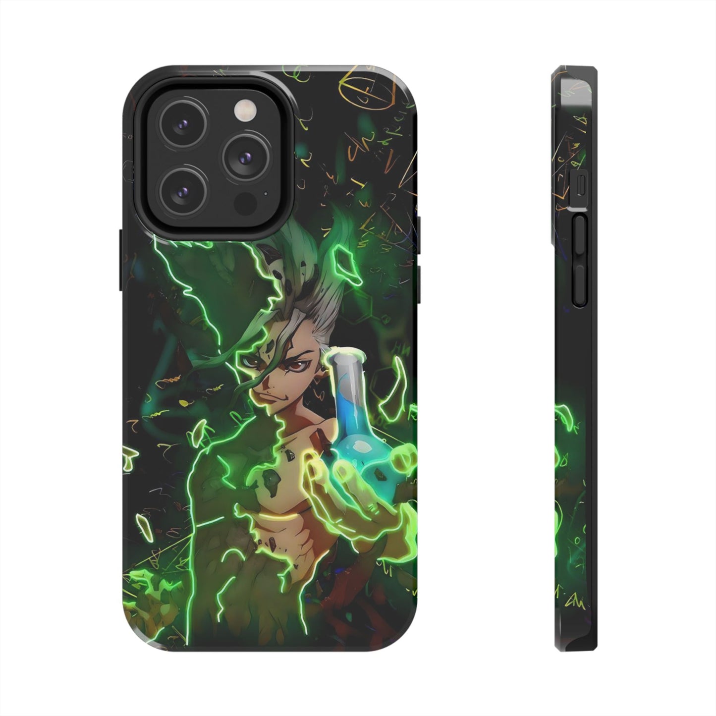 Dr. Stone Senku Tough Phone Case | Anime Heavy Duty Protective Cover – #104
