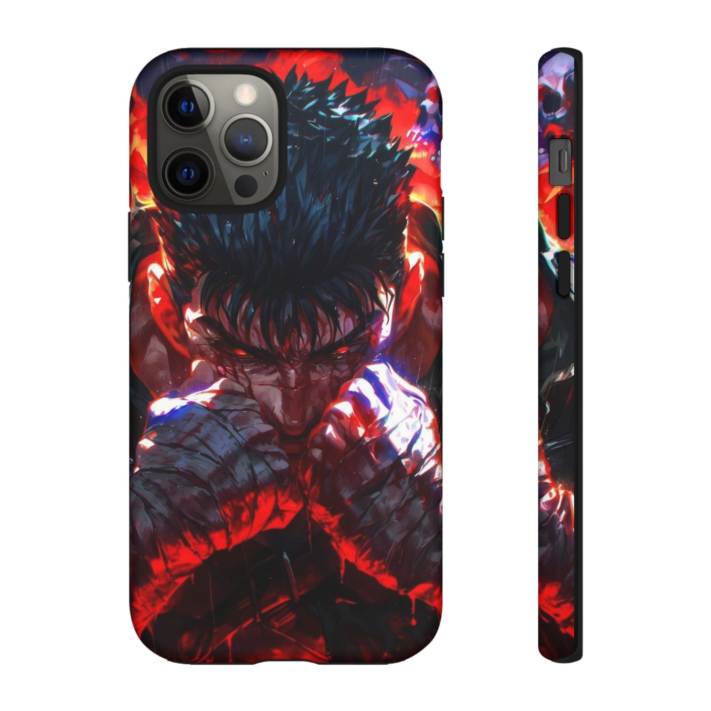 Berserk Guts Heavy Duty Phone Case | Anime Shockproof Protective Cover – #104