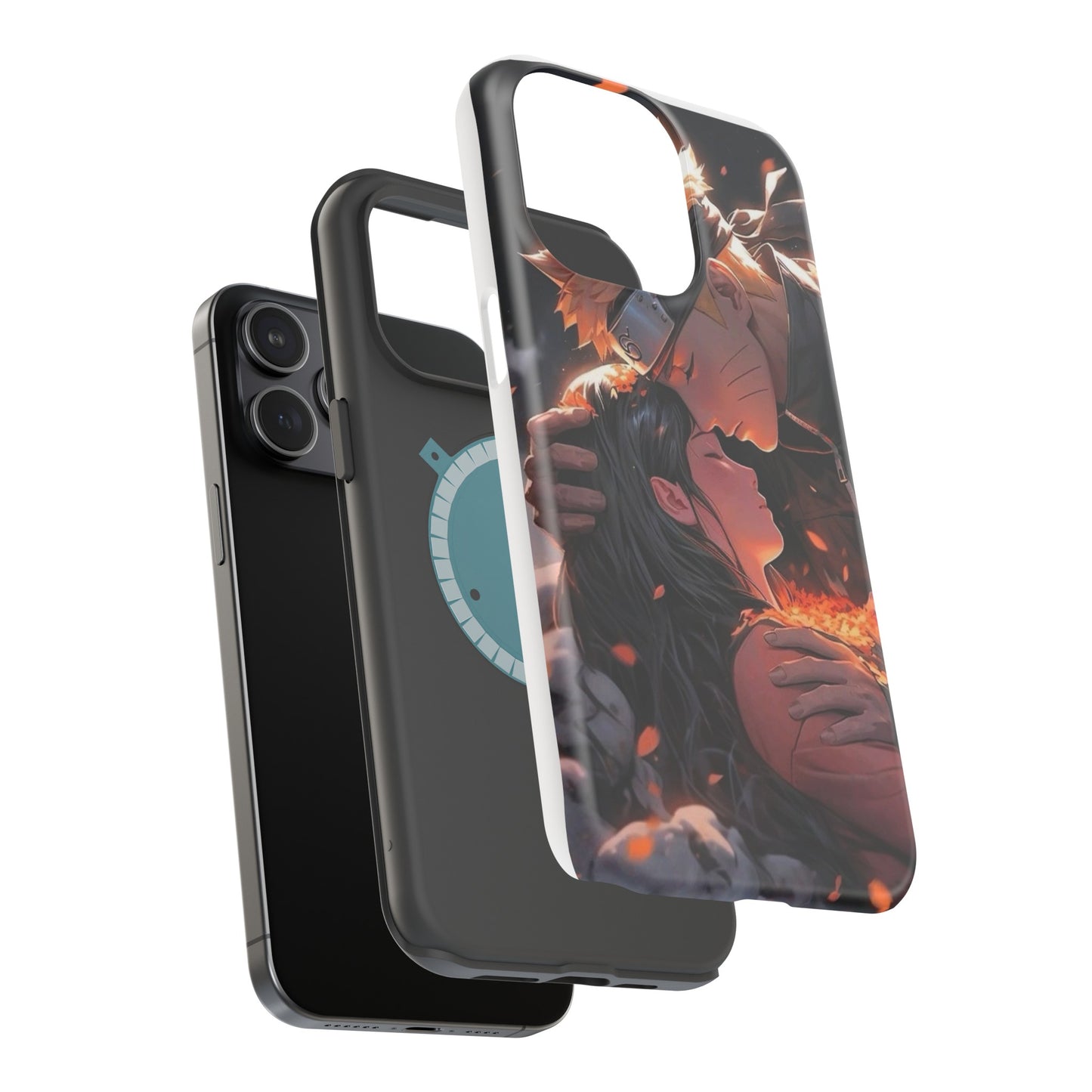 Naruto x Hinata MagSafe Heavy Duty Phone Case | Anime Magnetic Tough Cover – #104