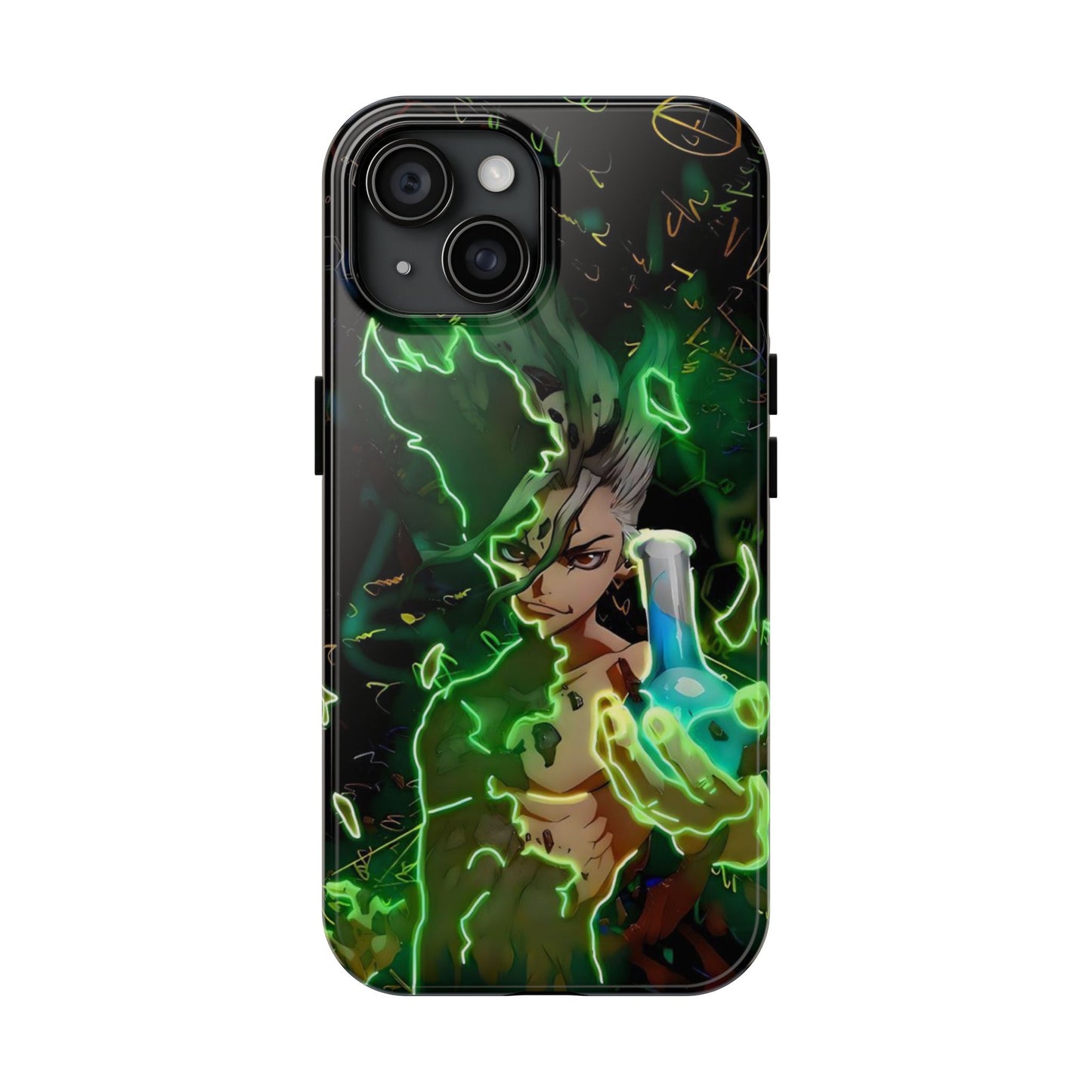 Dr. Stone Senku Tough Phone Case | Anime Heavy Duty Protective Cover – #104