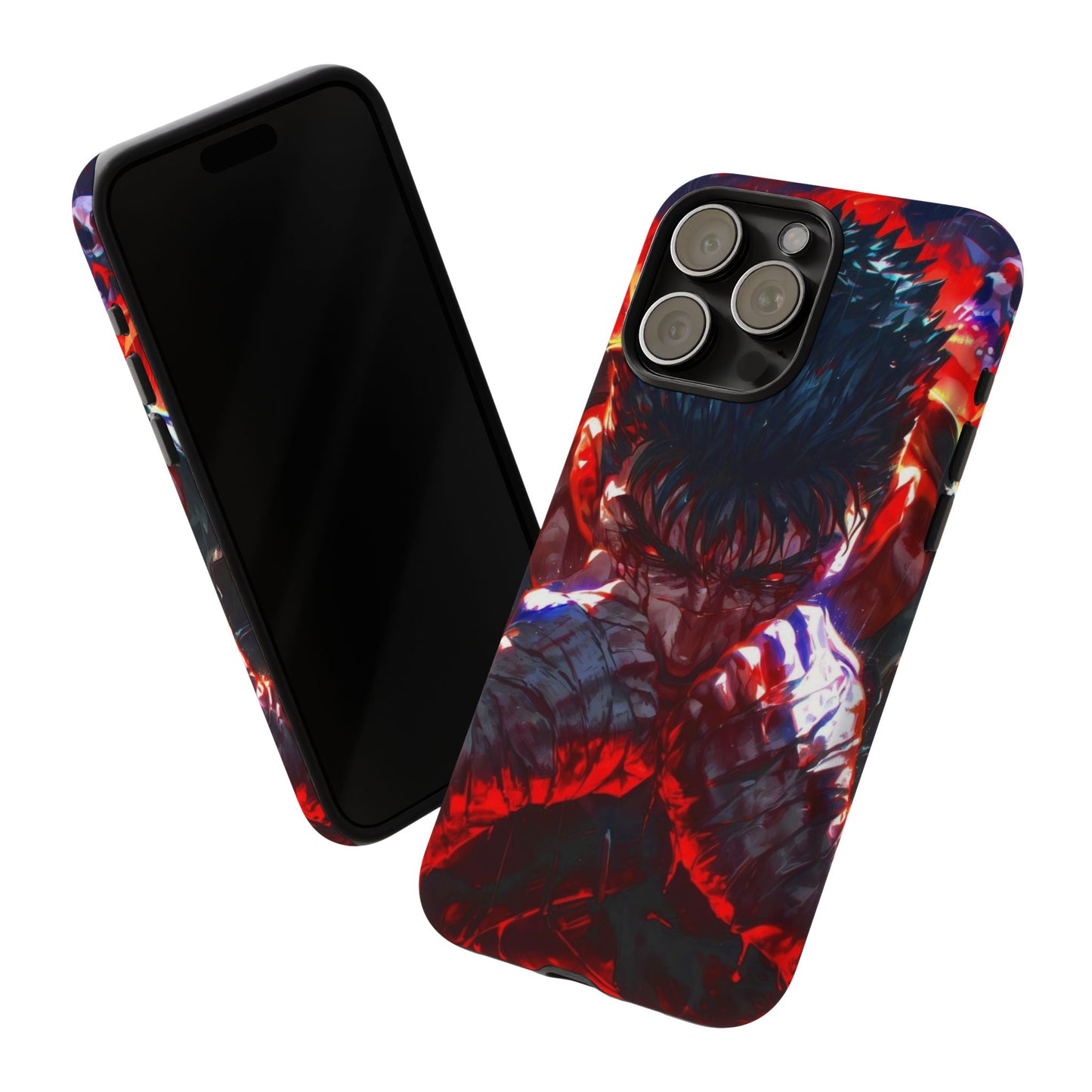 Berserk Guts Heavy Duty Phone Case | Anime Shockproof Protective Cover – #104