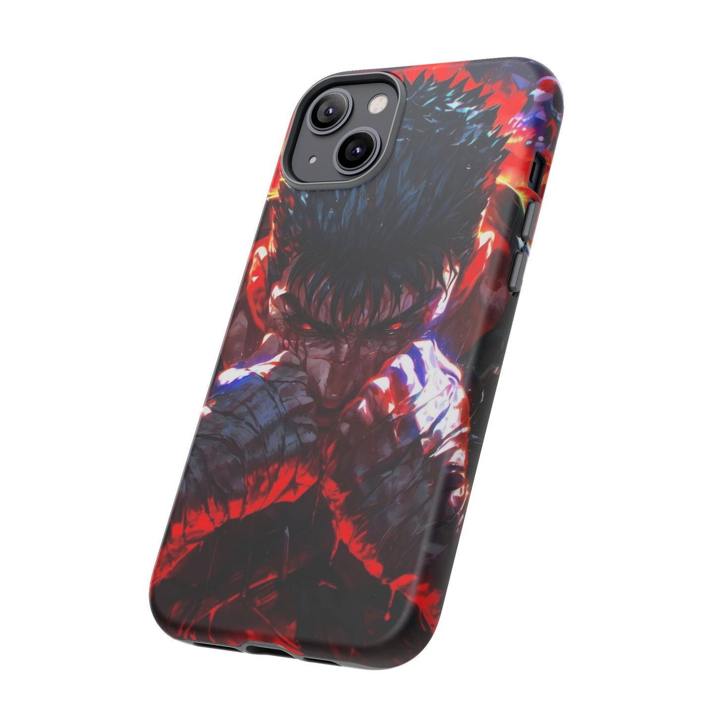 Berserk Guts Heavy Duty Phone Case | Anime Shockproof Protective Cover – #104