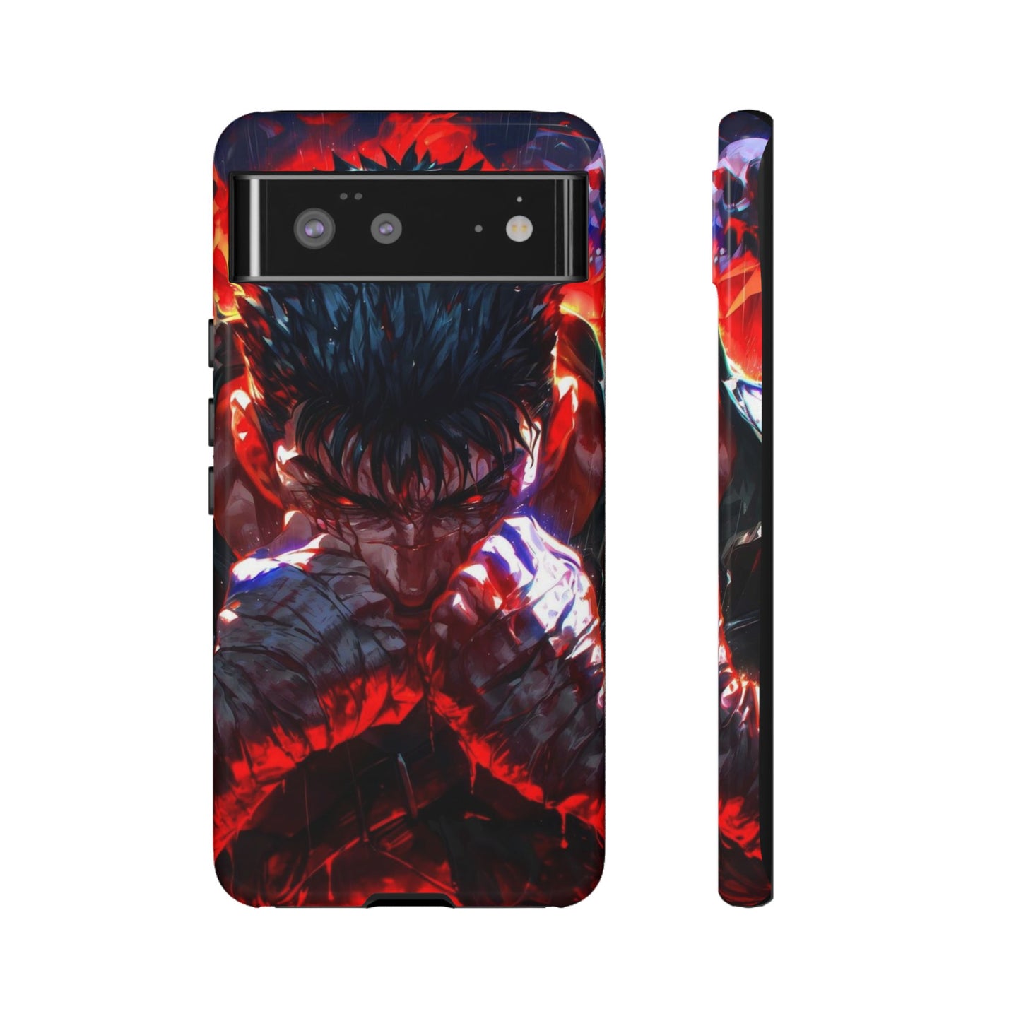 Berserk Guts Heavy Duty Phone Case | Anime Shockproof Protective Cover – #104