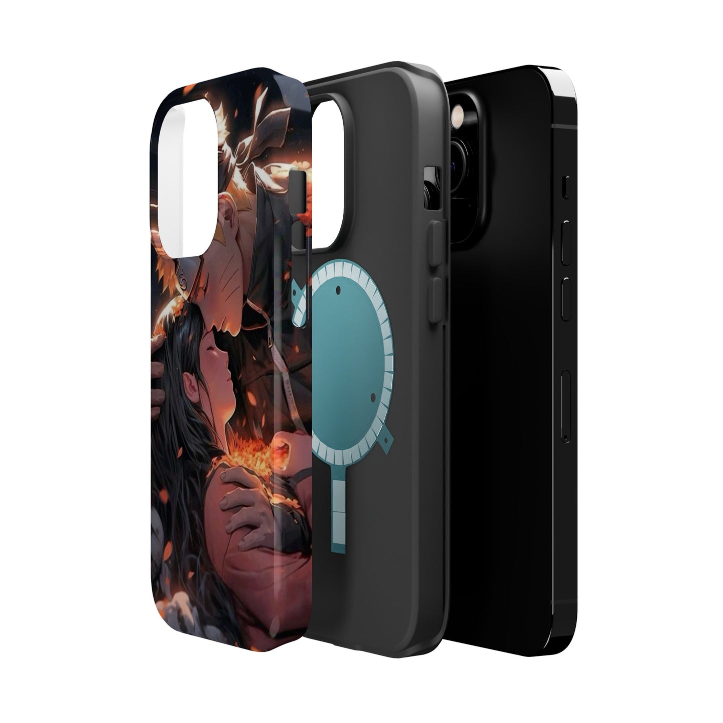 Naruto x Hinata MagSafe Heavy Duty Phone Case | Anime Magnetic Tough Cover – #104
