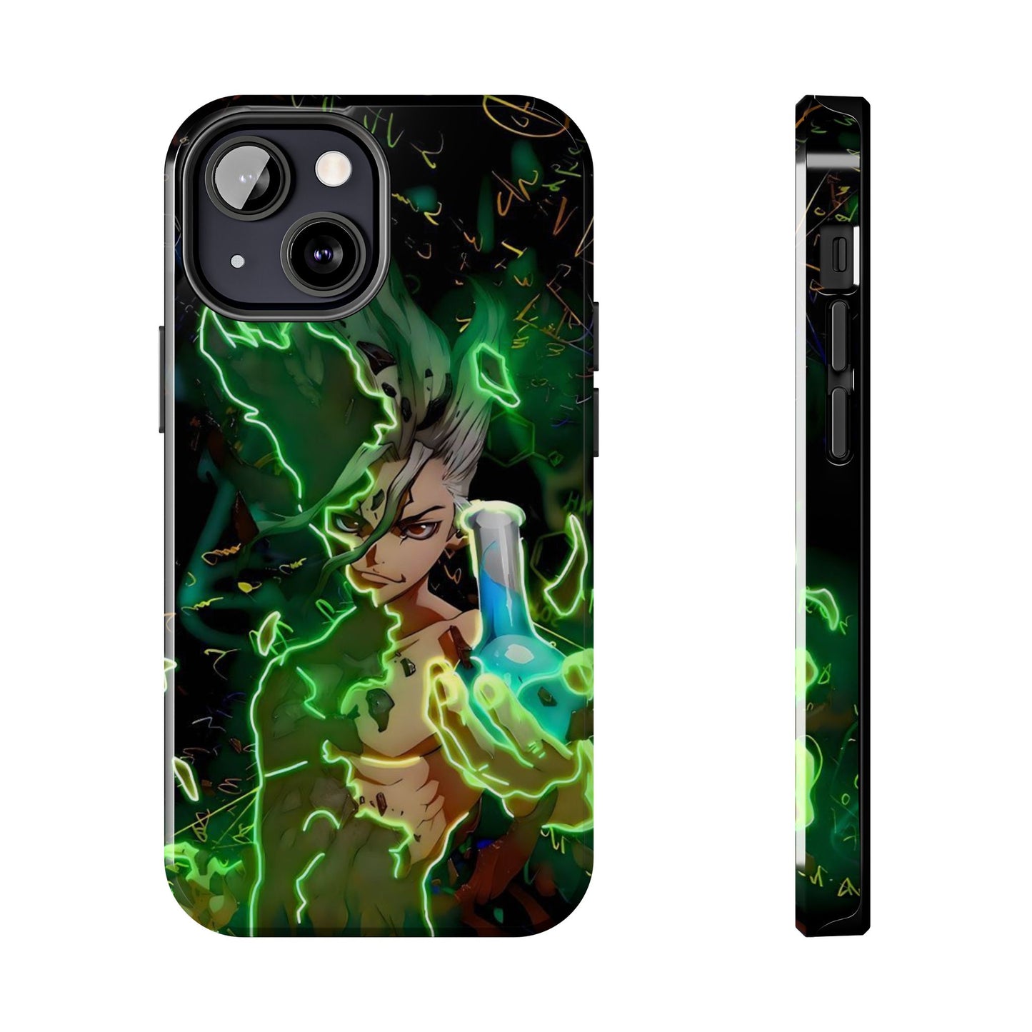 Dr. Stone Senku Tough Phone Case | Anime Heavy Duty Protective Cover – #104