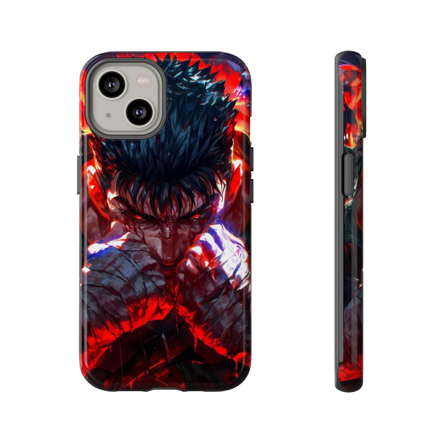 Berserk Guts Heavy Duty Phone Case | Anime Shockproof Protective Cover – #104