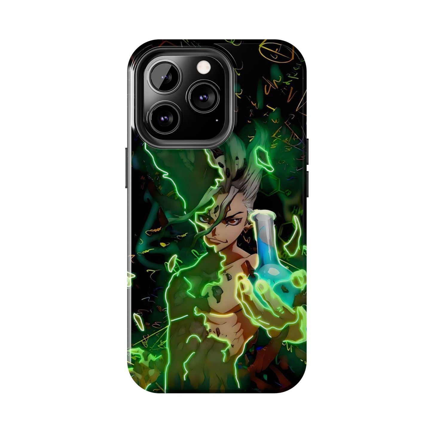 Dr. Stone Senku Tough Phone Case | Anime Heavy Duty Protective Cover – #104