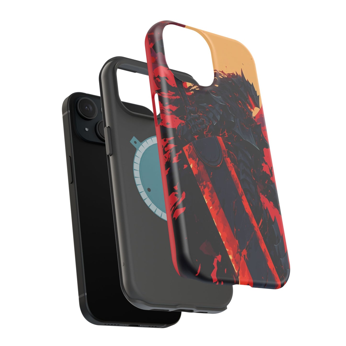 Berserk Guts MagSafe Heavy Duty Phone Case | Anime Magnetic Tough Cover – #104